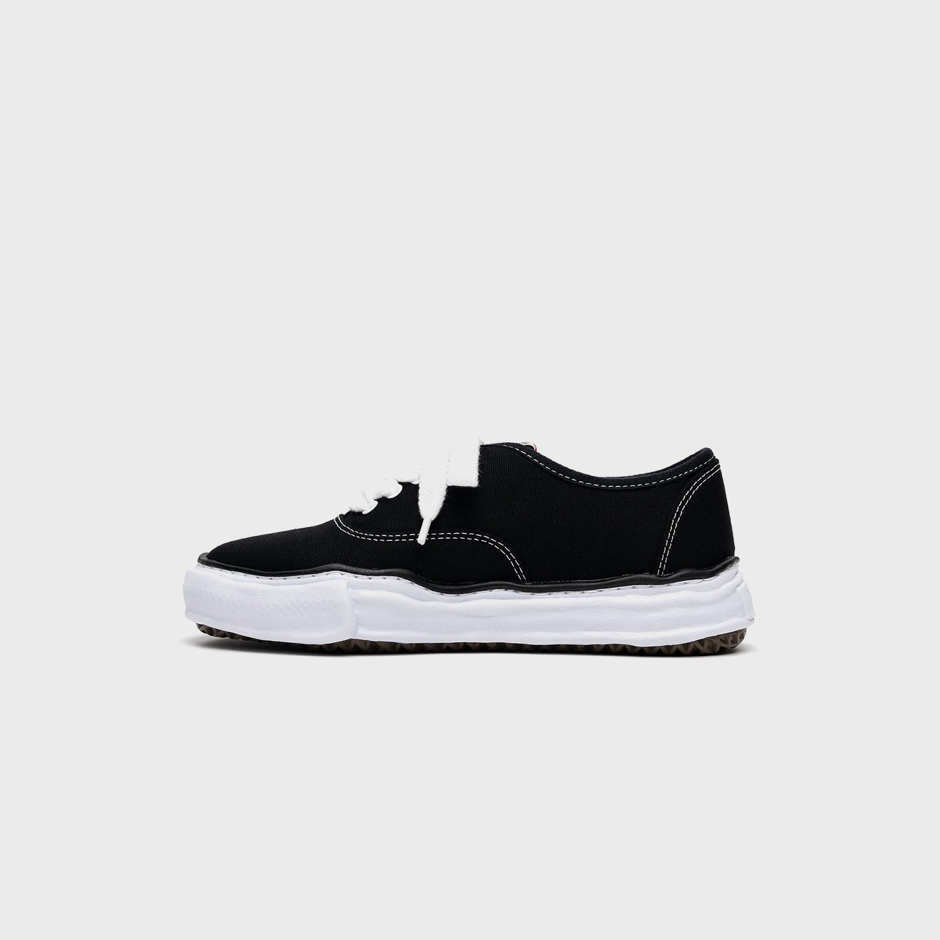 Mihara Yasuhiro Baker Canvas Low Top Sneaker - Black