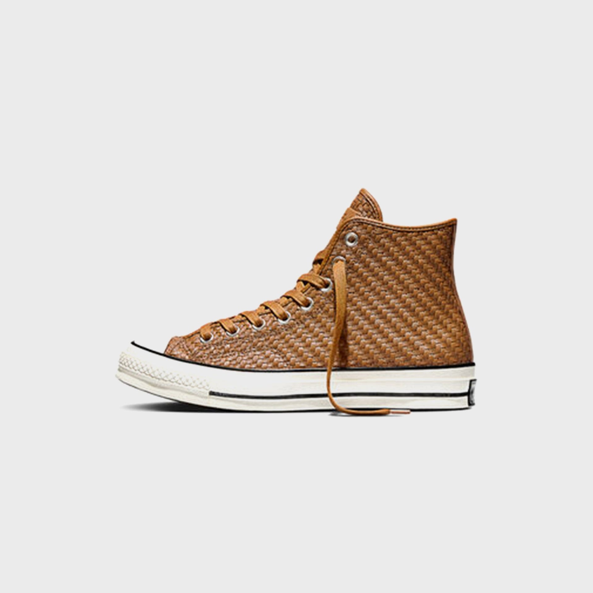 Converse Chuck 70 Woven Leather - Warm Tan / Egret / Black