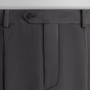 Kith 101 for Auralee Light Wool Max Gabardine Two-Tuck Slacks - Gray Pinstripe PH