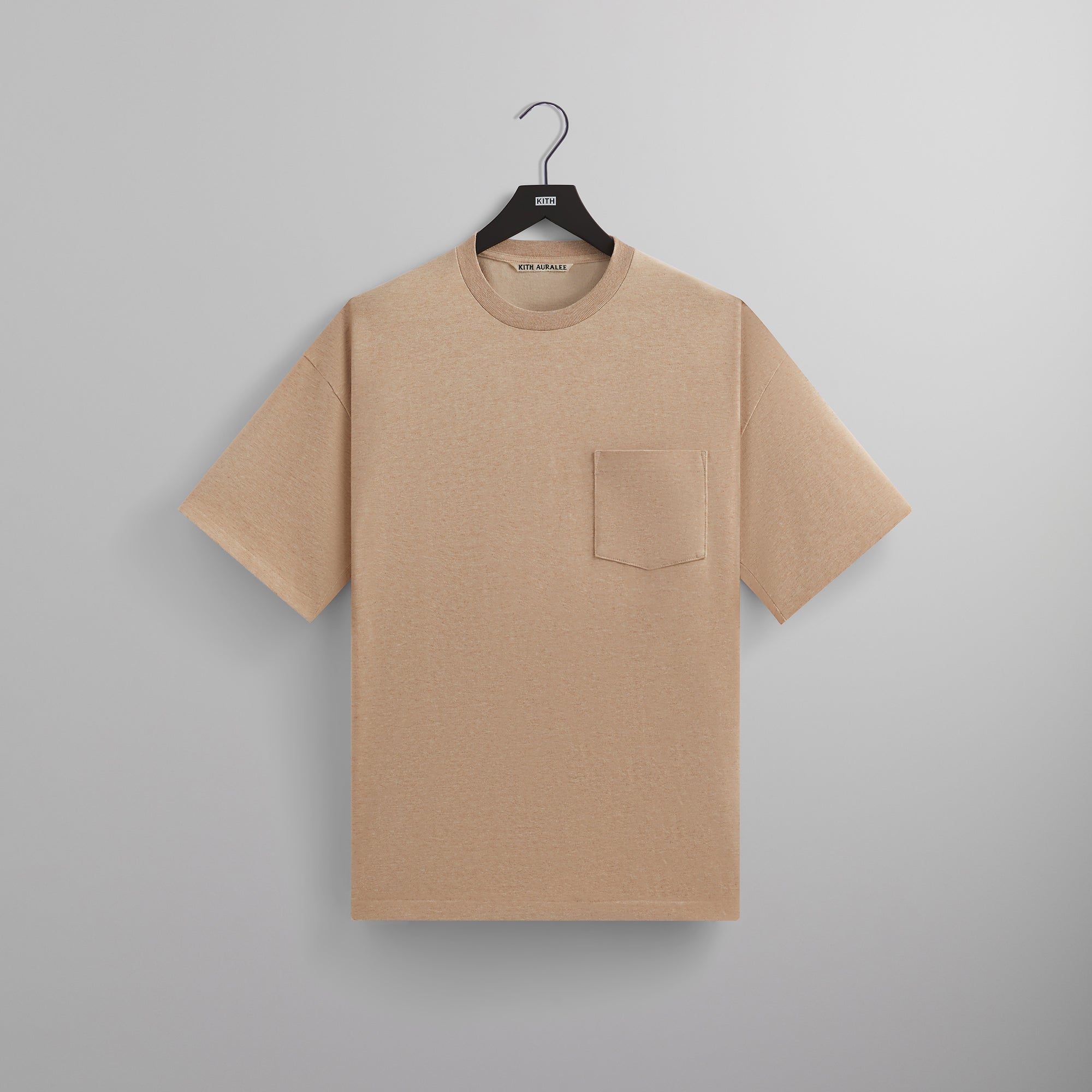 Kith 101 for Auralee Luster Plaiting Tee - Almond Heather – Kith Europe