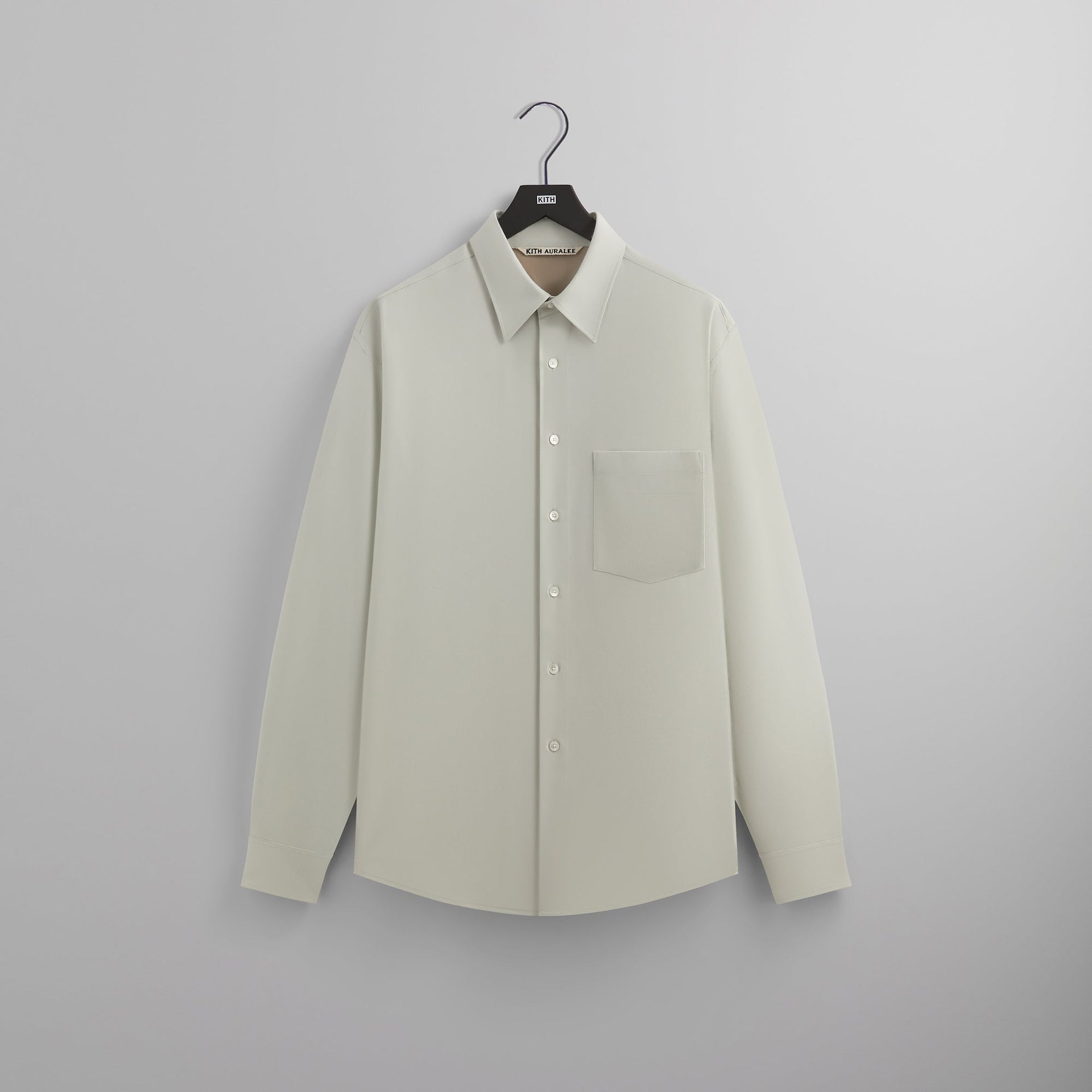 Kith 101 for Auralee Super Light Wool Shirt - Mercury