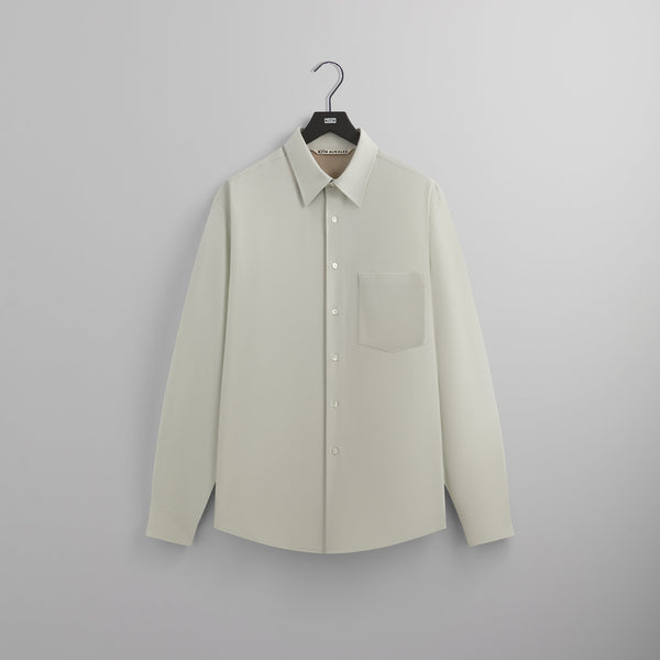 Kith 101 for Auralee Super Light Wool Shirt - Mercury – Kith Europe