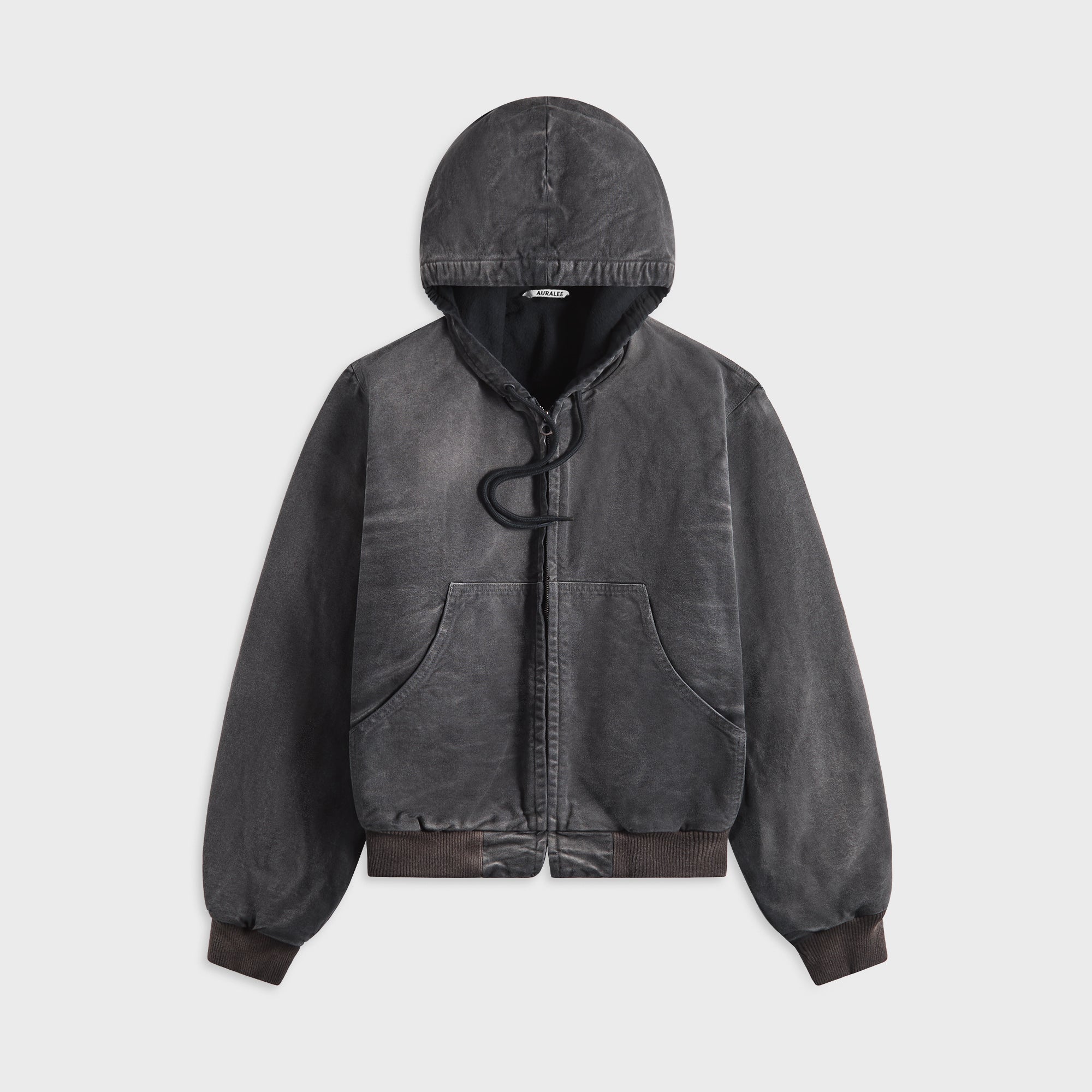 Auralee Cashmere Moleskin Zip Blouson - Top Charcoal – Kith Europe