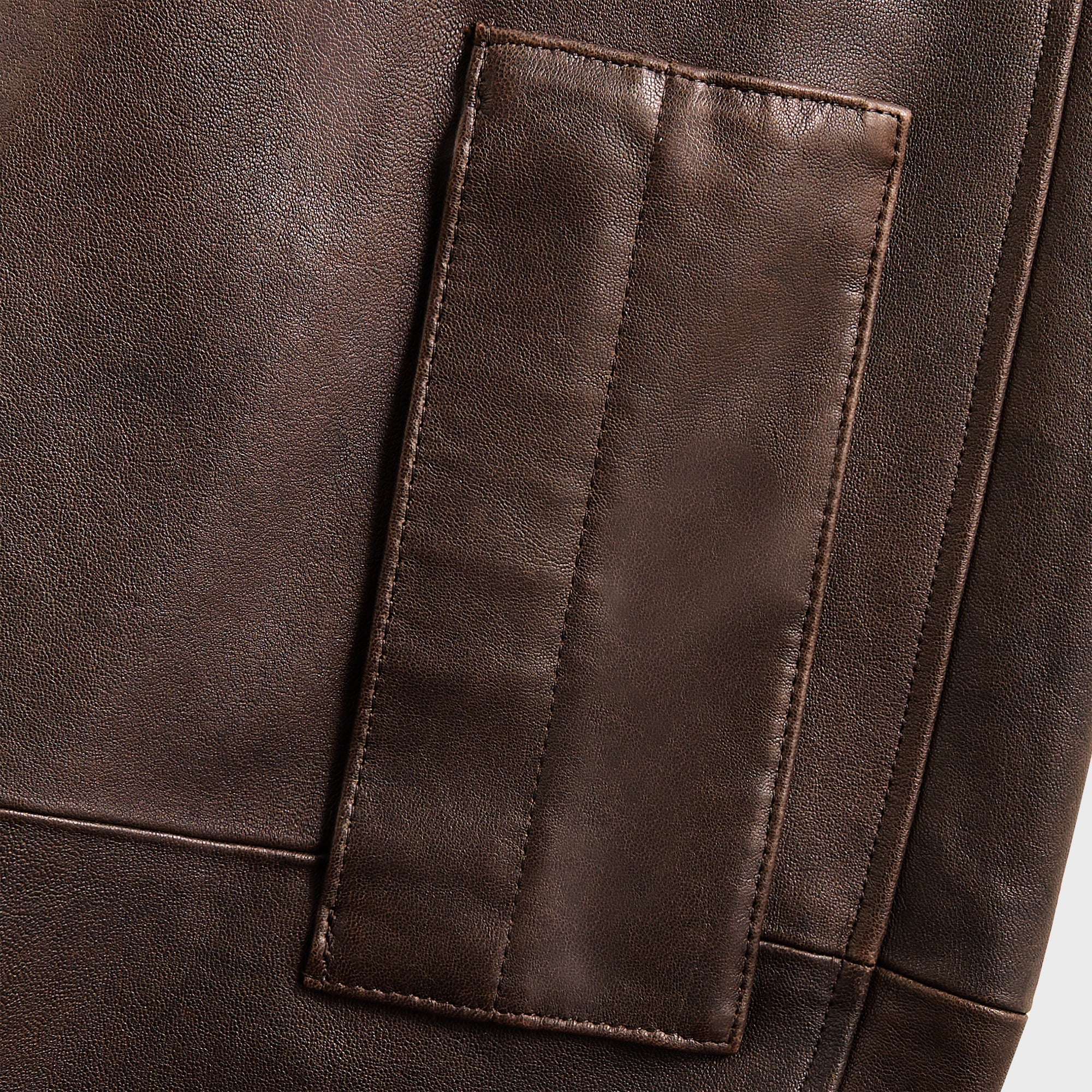 オーラリー 25SS LAMB LEATHER FLIGHT BLOUSON 3 Auralee Lamb Leather Flight Blouson - Brown – Kith Europe