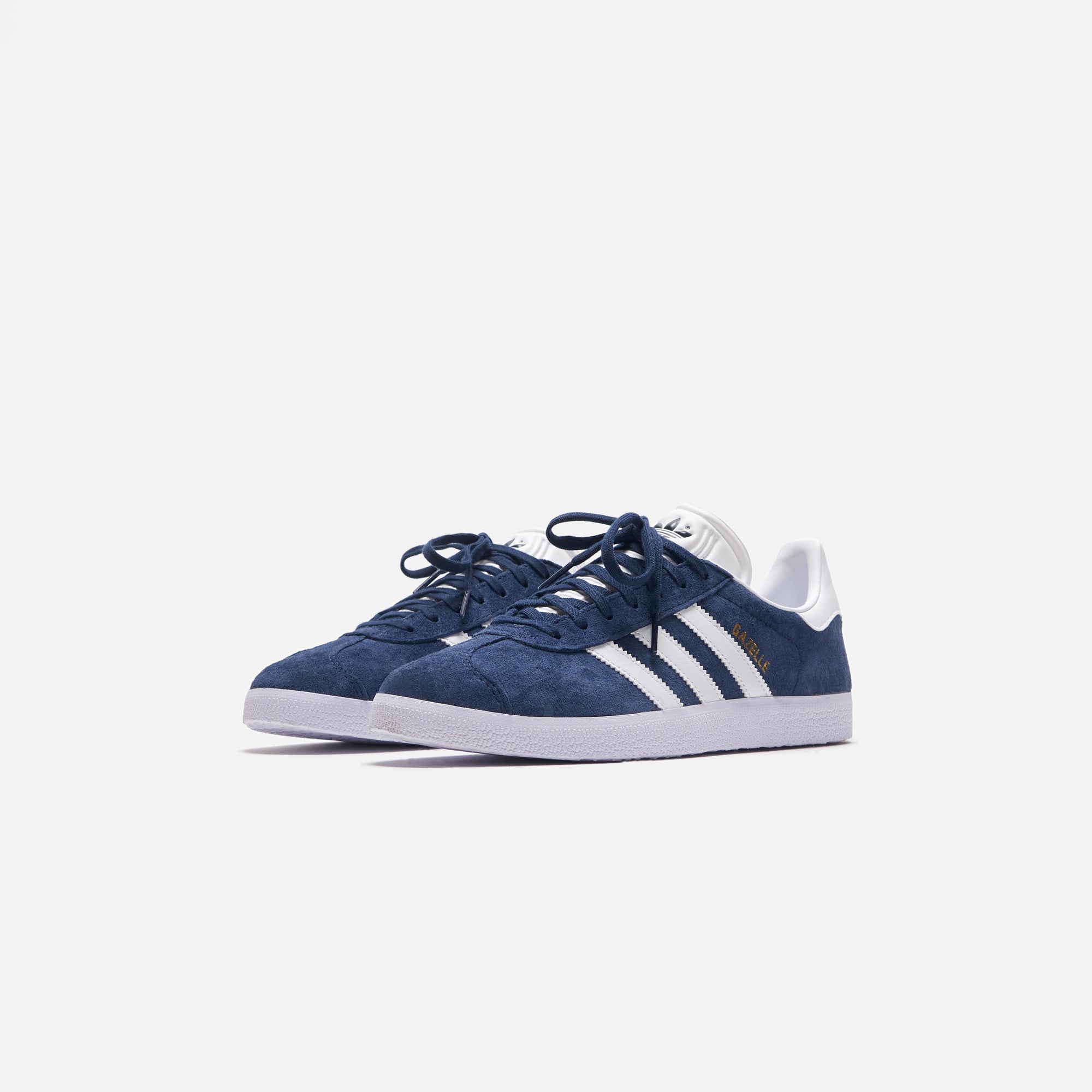 adidas Gazelle - Collegiate Navy / White / Gold Metallic – Kith Europe