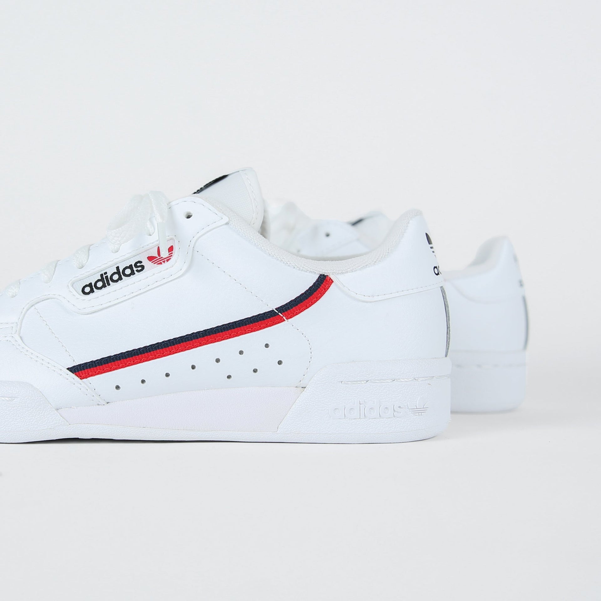 adidas Kids Continential 80 Classic - White / Scarlet / Navy