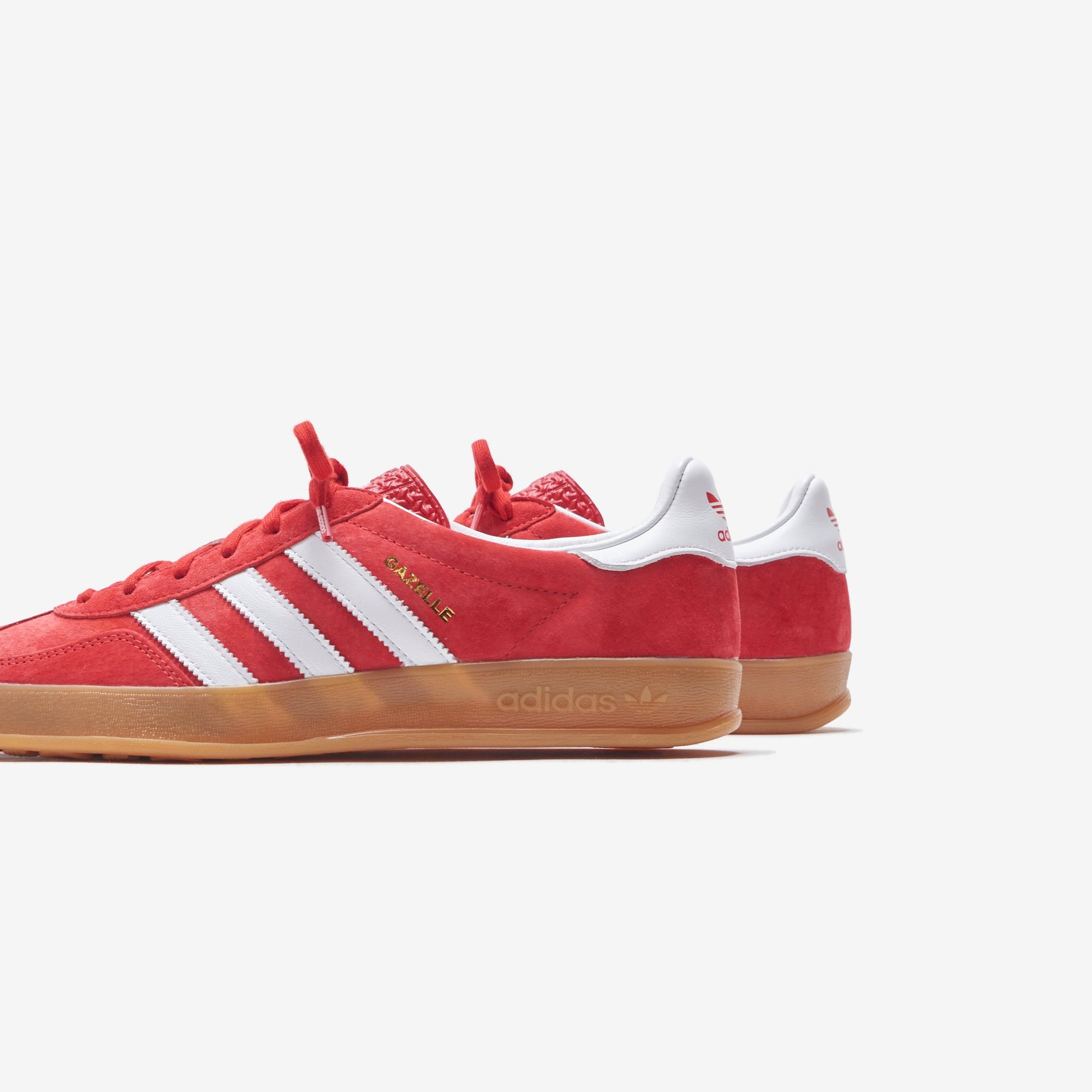 adidas Gazelle Indoor - Scarlet / Cloud White