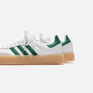 adidas WMNS Samba - White / Collegiate Green / White