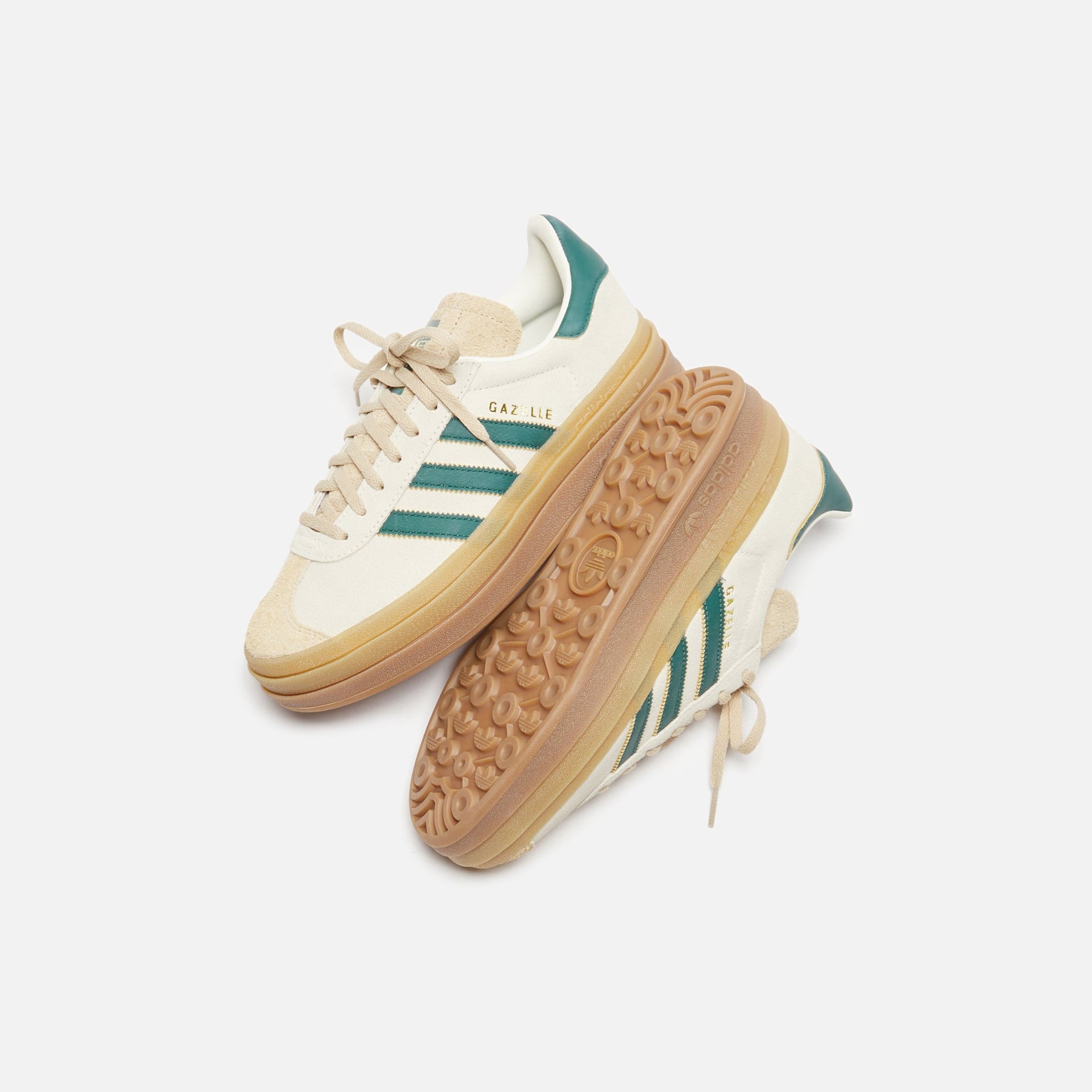 adidas Originals WMNS Gazelle Bold - Cream White / Collegiate Green / Magic