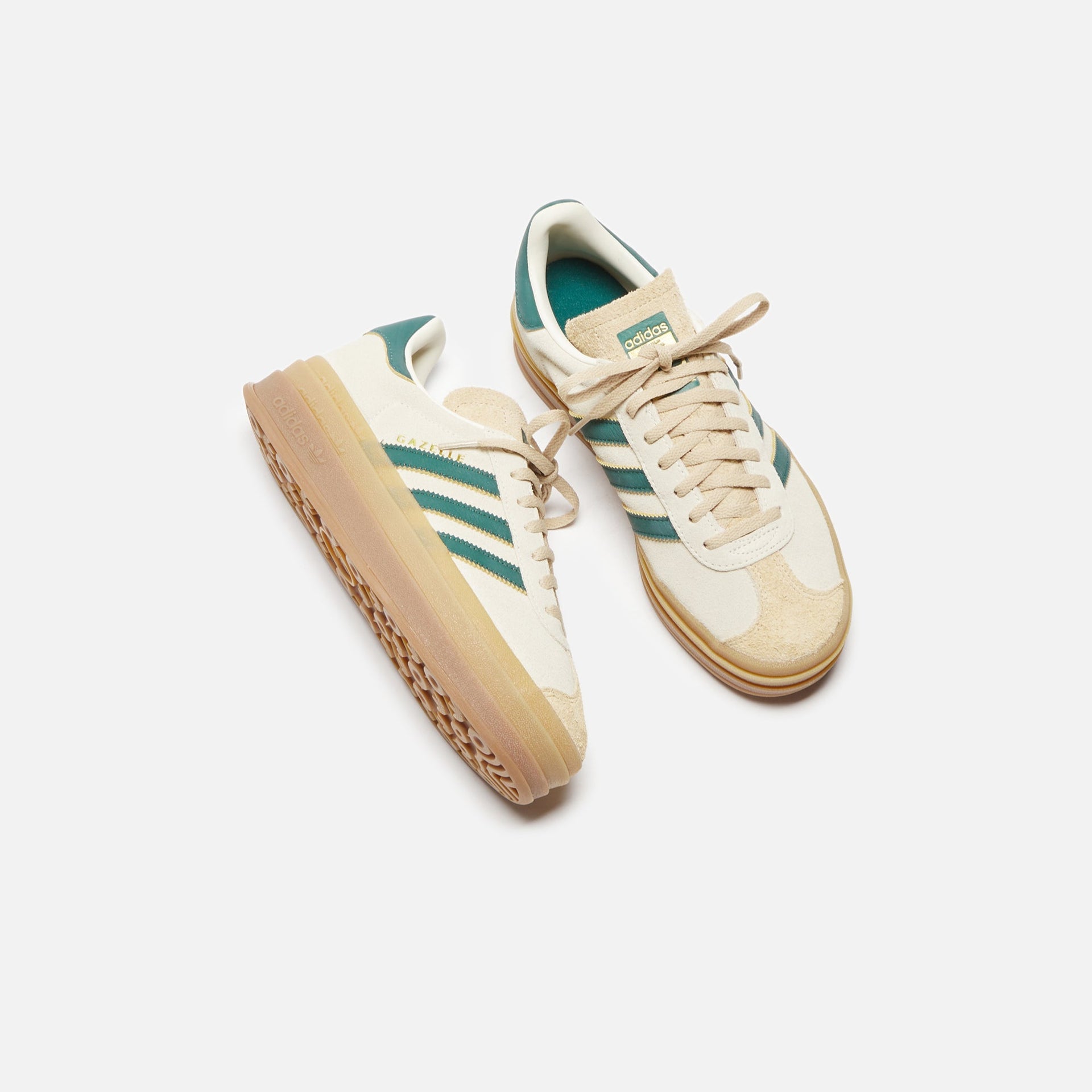 adidas Originals WMNS Gazelle Bold - Cream White / Collegiate Green / Magic