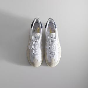 Kith Classics for adidas Originals Gazelle Indoor - White / Collegiate Navy / Off-White