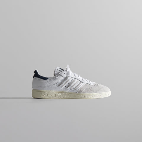 Adidas originals handball top trainers in white Clearance