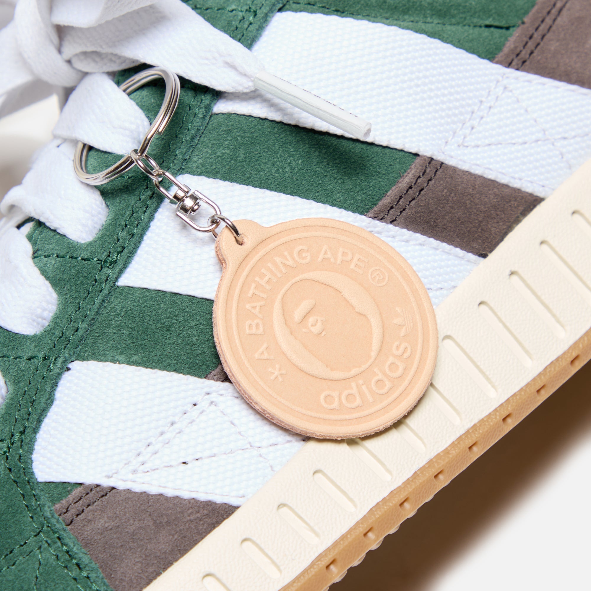 ADIDAS_N_ A BATHING APE® Shadow Green adidas x Bape N - Shadow Green / Cloud White / Core Black – Kith