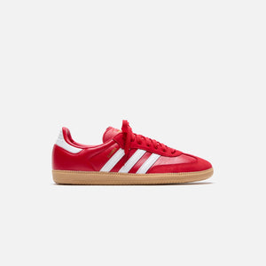 adidas WMNS Samba OG Better Scarlet White Gold Metallic Kith Europe