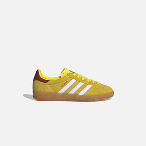 adidas Wmns Gazelle Indoor - Bright Yellow / Ftwr White / Collegia Burgundy