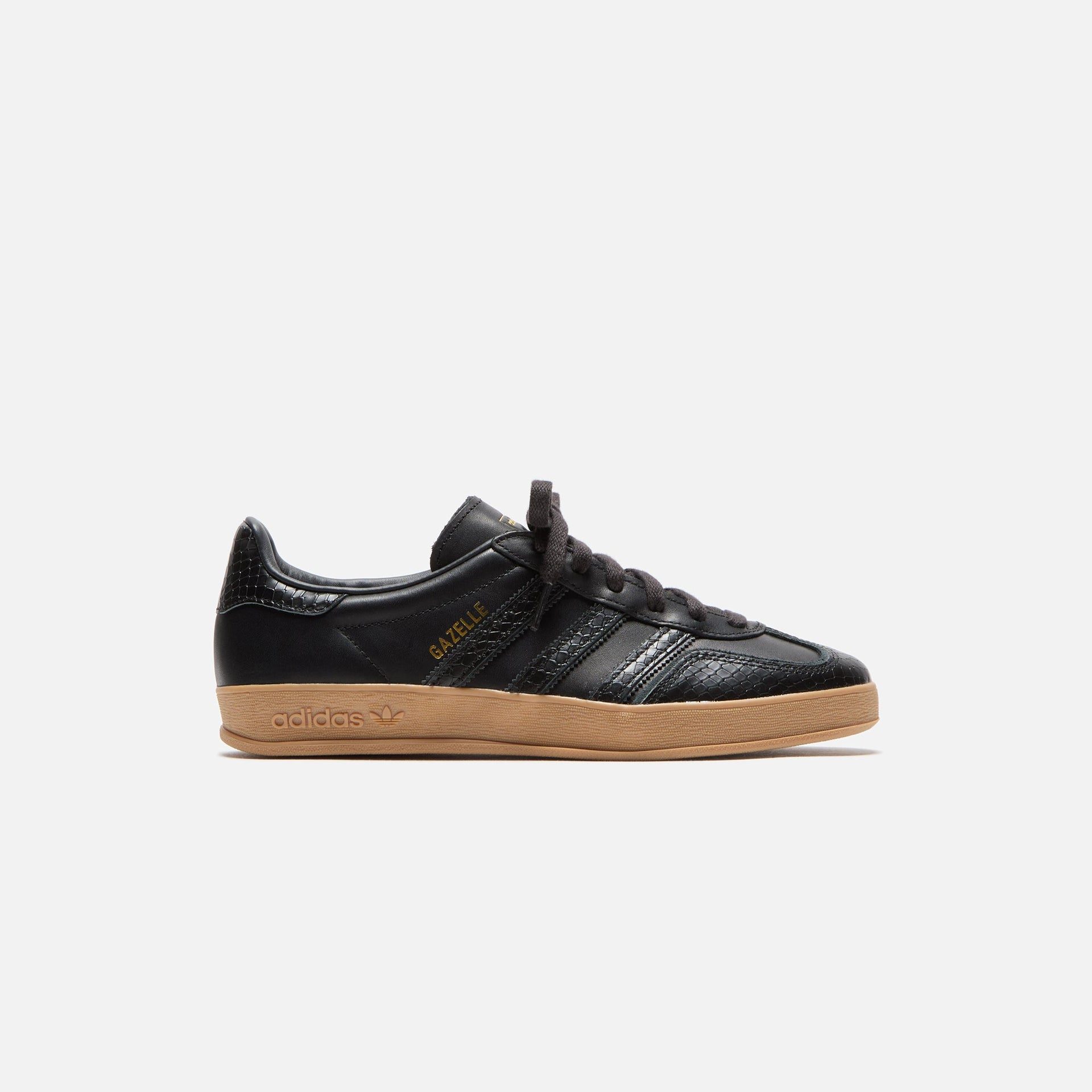 adidas Gazelle Indoor - Core Black / Core Black / Gum4