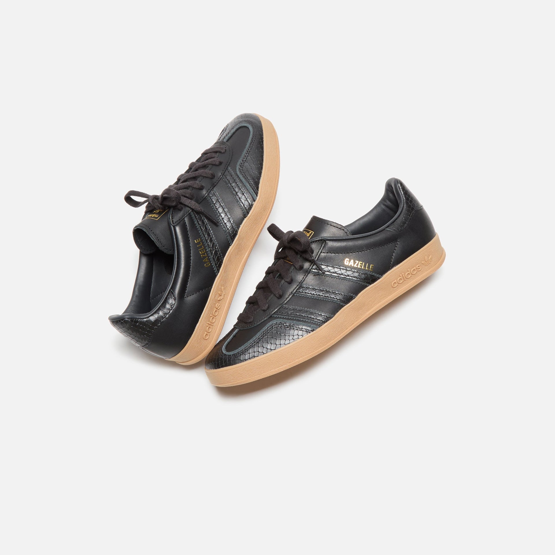 adidas Gazelle Indoor - Core Black / Core Black / Gum4 Kith Europe adidas Gazelle Indoor - Core Black / Core Black / Gum4 Kith Europe
