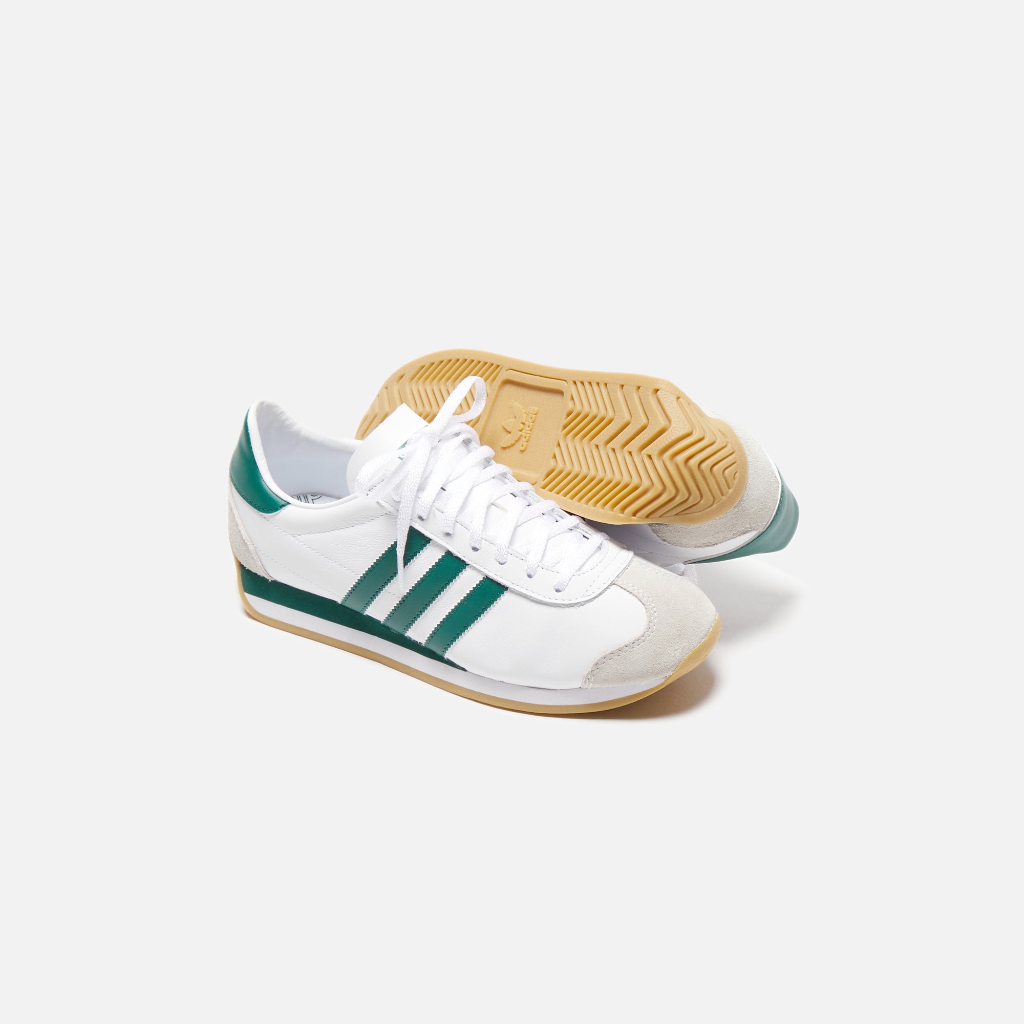 adidas Originals Country OG フットウェアホワイト adidas Country Og Mens White Green Casual Sneakers - 5 US | eBay