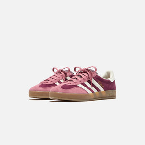 adidas Gazelle Indoor - Maroon / Cloud White / Preloved Crimson