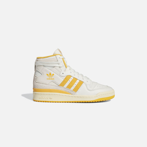 adidas Forum 84 High - Off White / Preloved Yellow / Cloud White