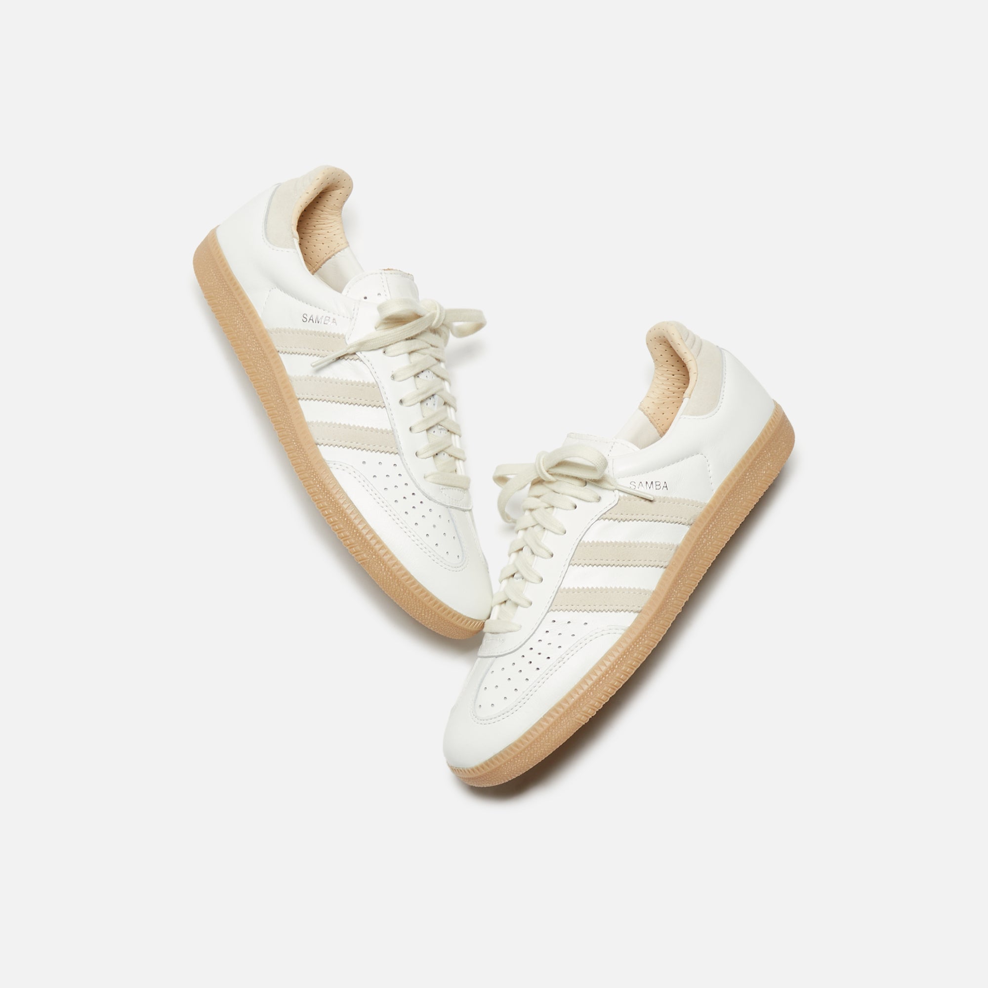 adidas samba beige white