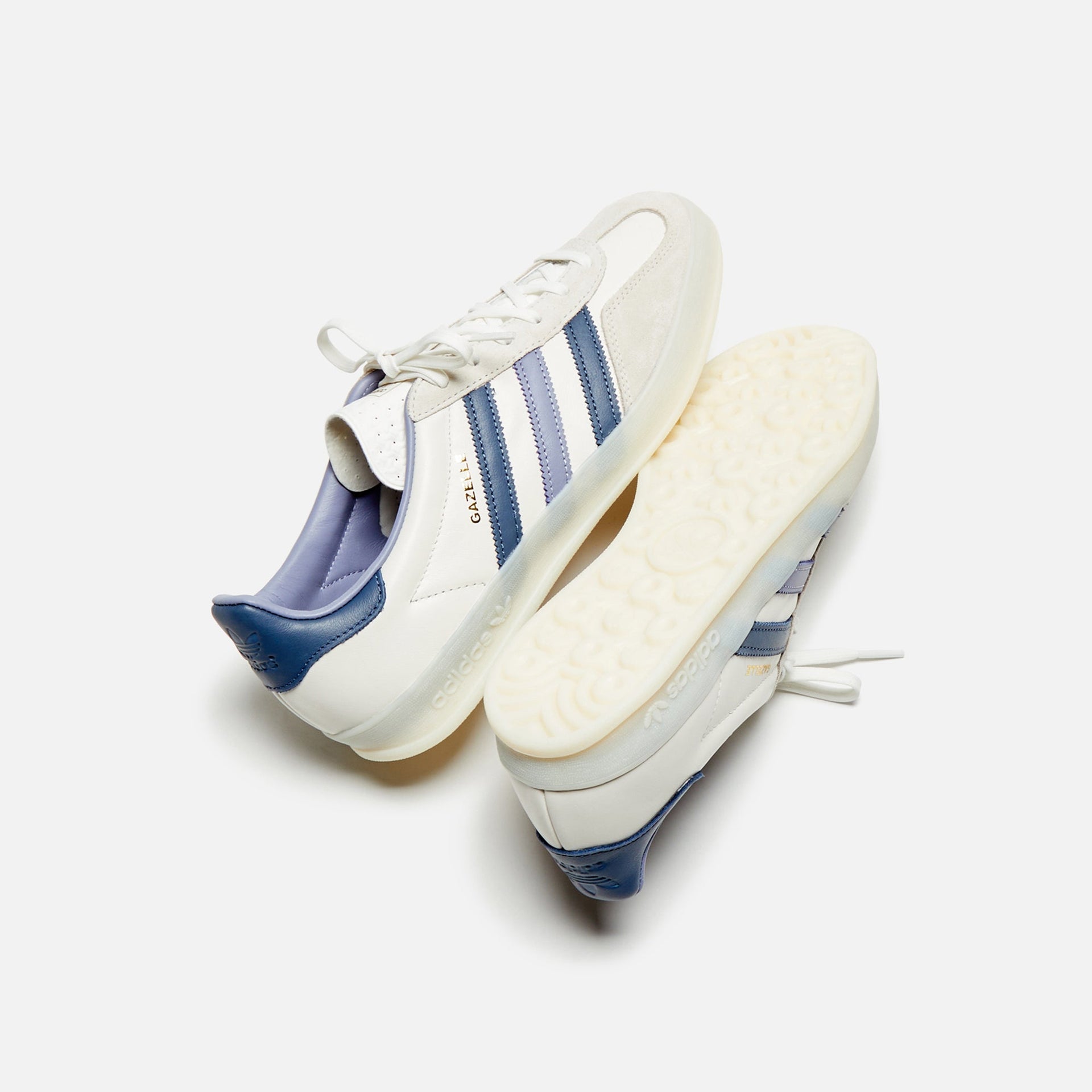 adidas Gazelle Indoor - White / Preloved Ink Kith Europe adidas Gazelle Indoor - White / Preloved Ink Kith Europe