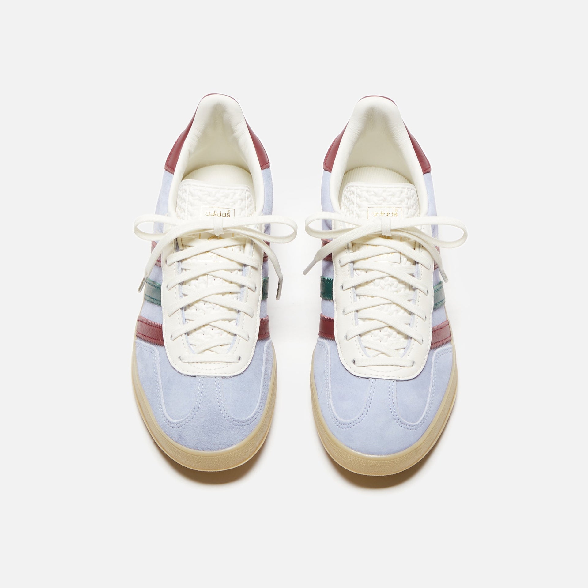 adidas Gazelle Indoor - Blue Dawn / Collegiate Burgundy / Collegiate G Kith Europe adidas Gazelle Indoor - Blue Dawn / Collegiate Burgundy / Collegiate G Kith Europe