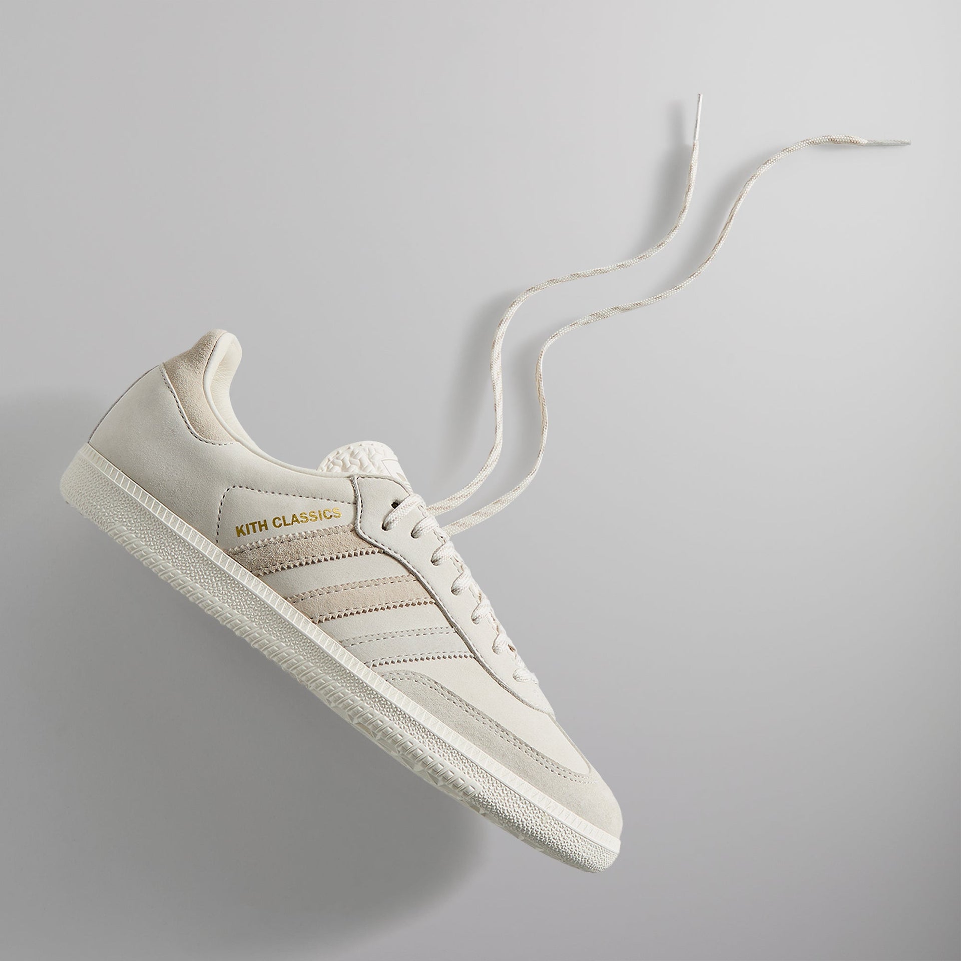 Kith Classics for adidas Originals Samba - Cloud White / Off White / Orbit Grey