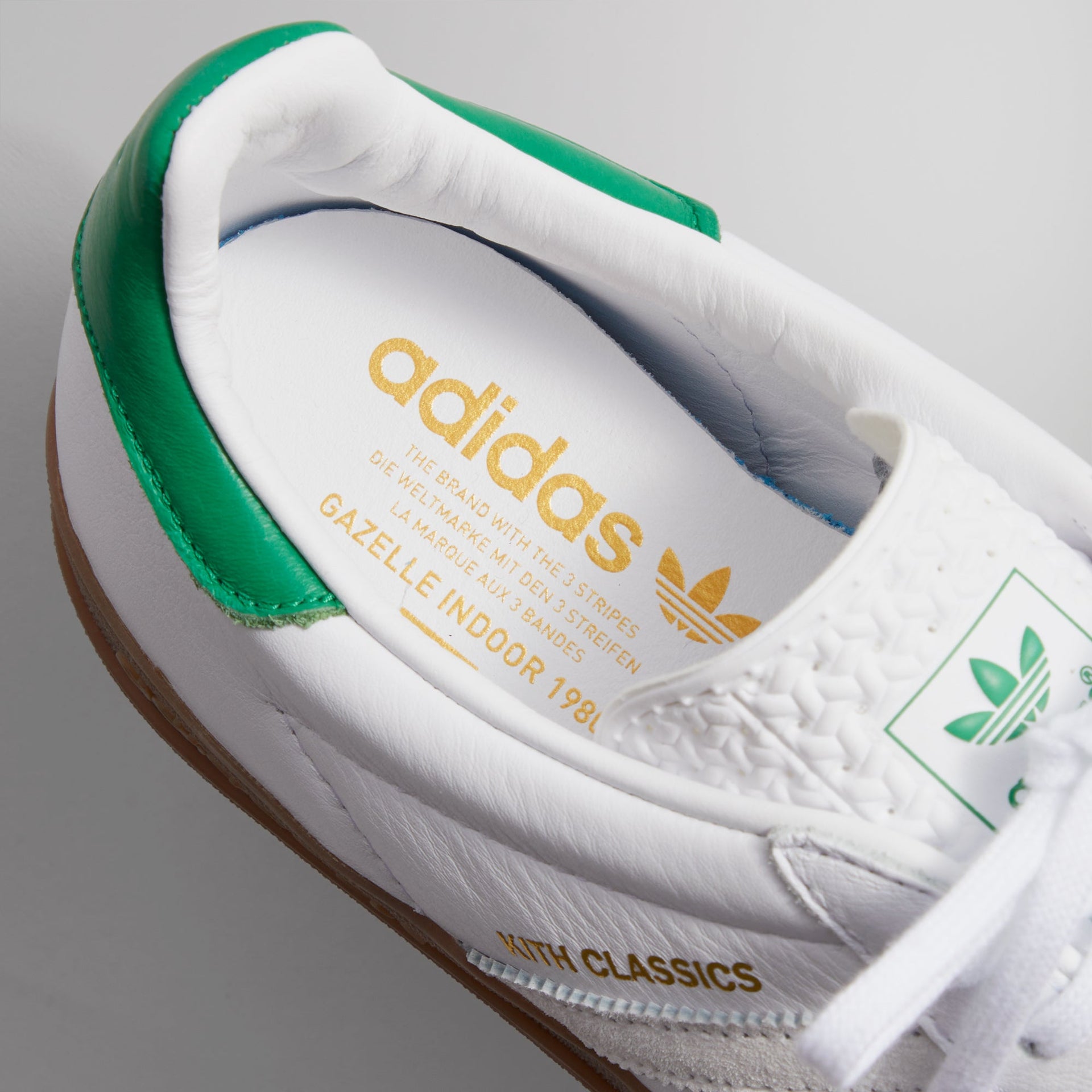 Kith Classics for adidas Originals Gazelle Indoor - White / Green