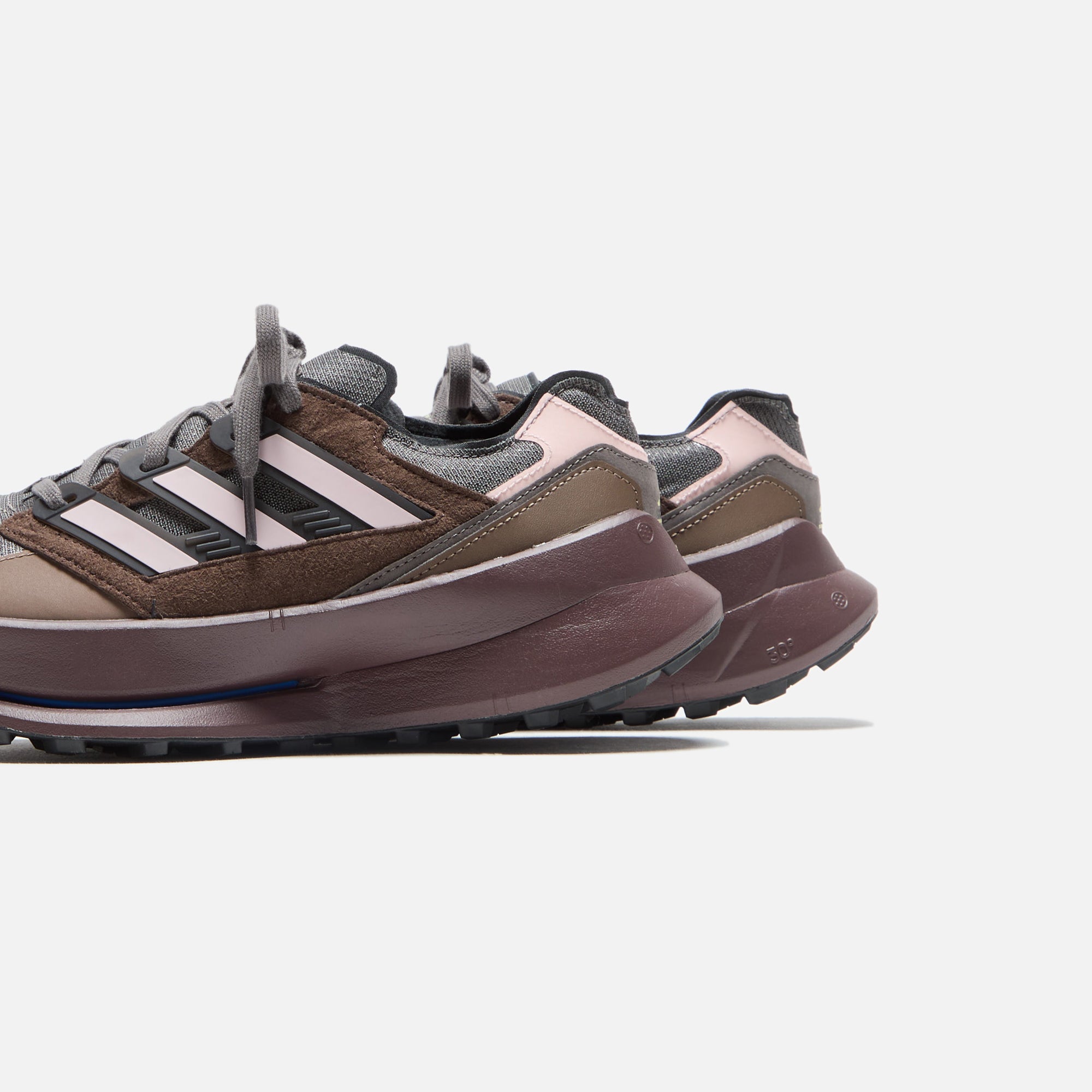 adidas Equipment Agravic - Charcoal / Sandy Pink / Brown – Kith Europe