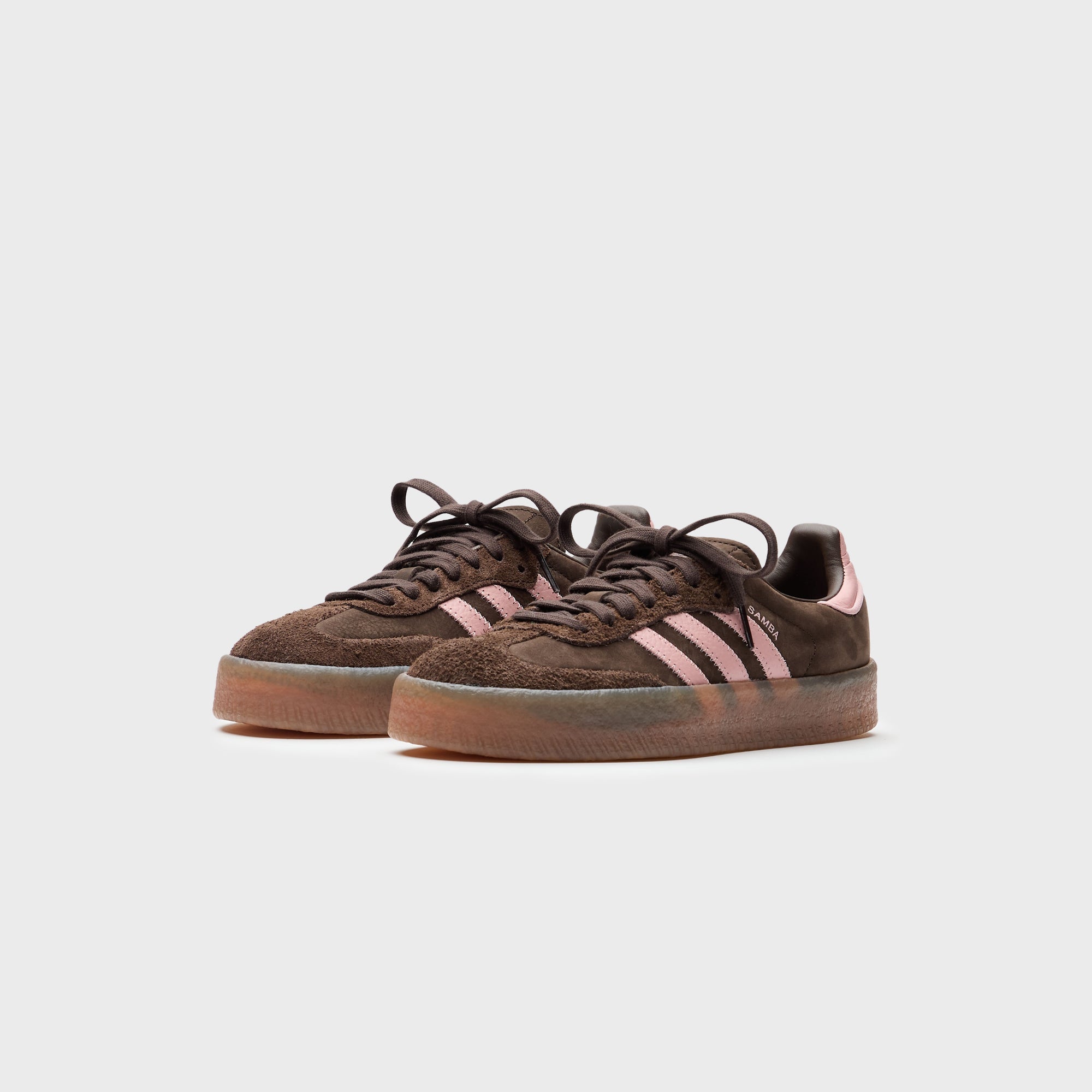 スニーカー [adidas] Adidas Sambae Dark Brown adidas WMNS Sambae - Dark Brown / Wonder Mauve / Gum M2