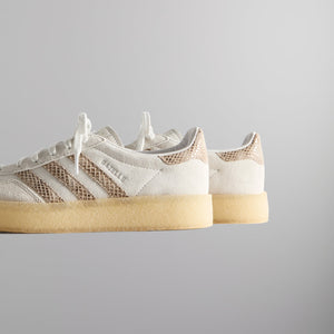 The 8th St Gazelle Indoor by Ronnie Fieg for adidas Originals & Clarks Originals - Crystal White / Brown