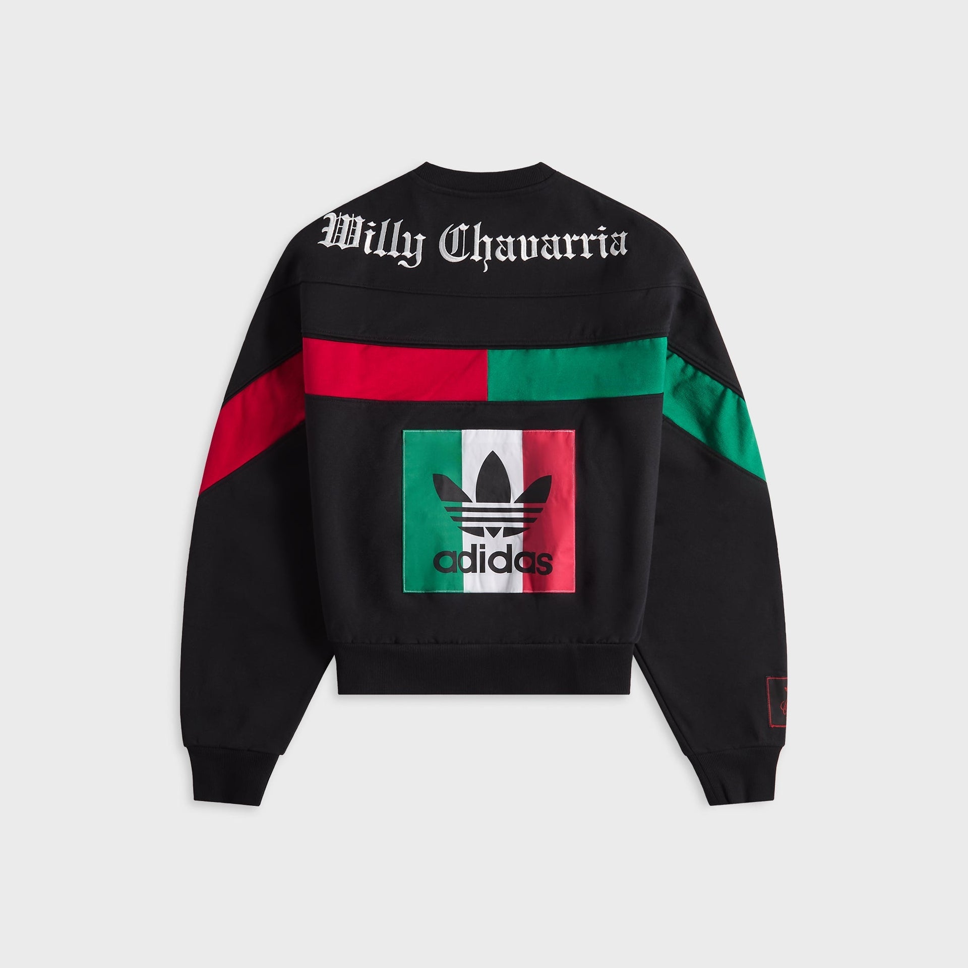 adidas x Willy Chavarria Bball Fleece Crewneck Sweatshirt - Black