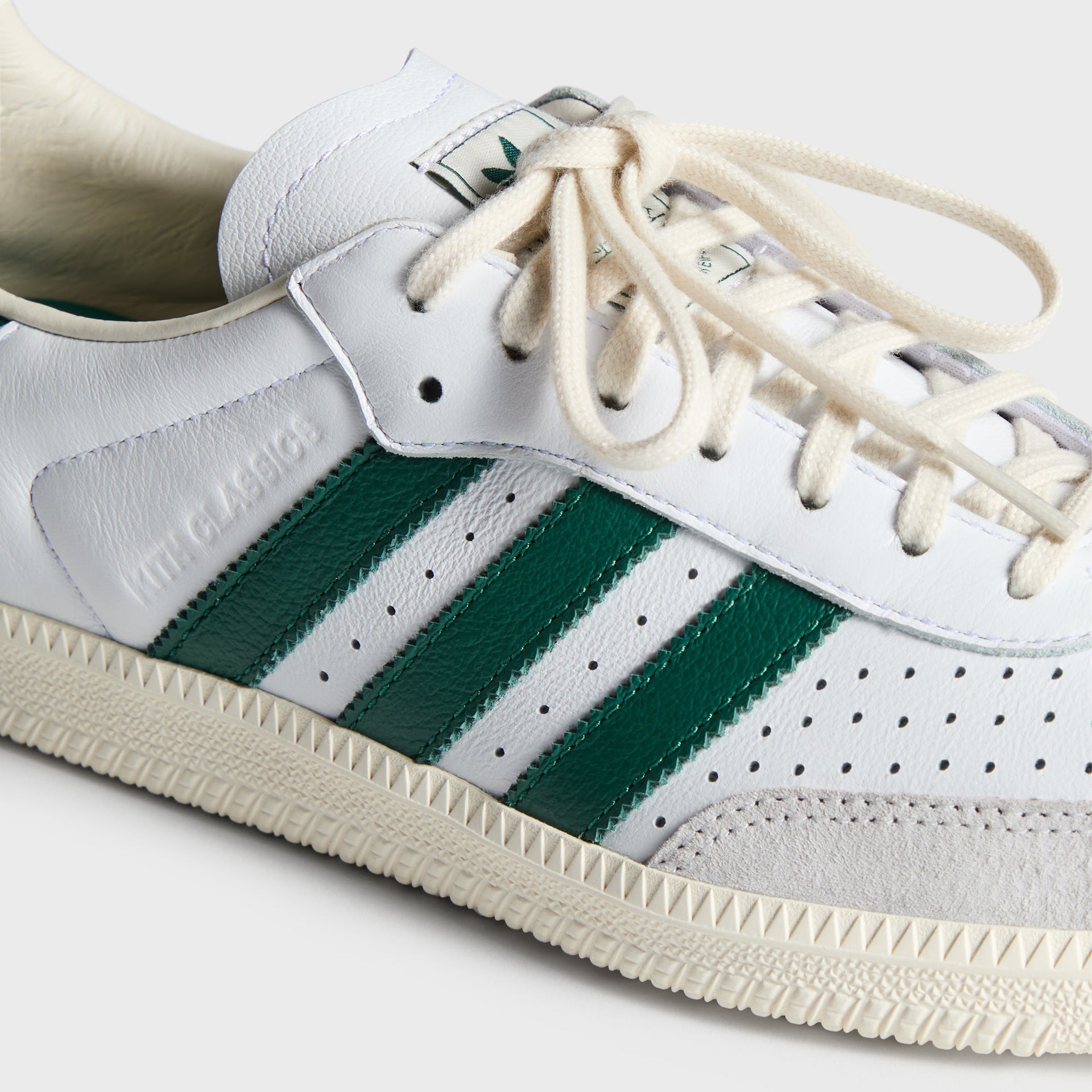 Kith Classics for adidas Originals Samba - White / Collegiate Green / Kith Europe Kith Classics for adidas Originals Samba - White / Collegiate Green / Kith Europe