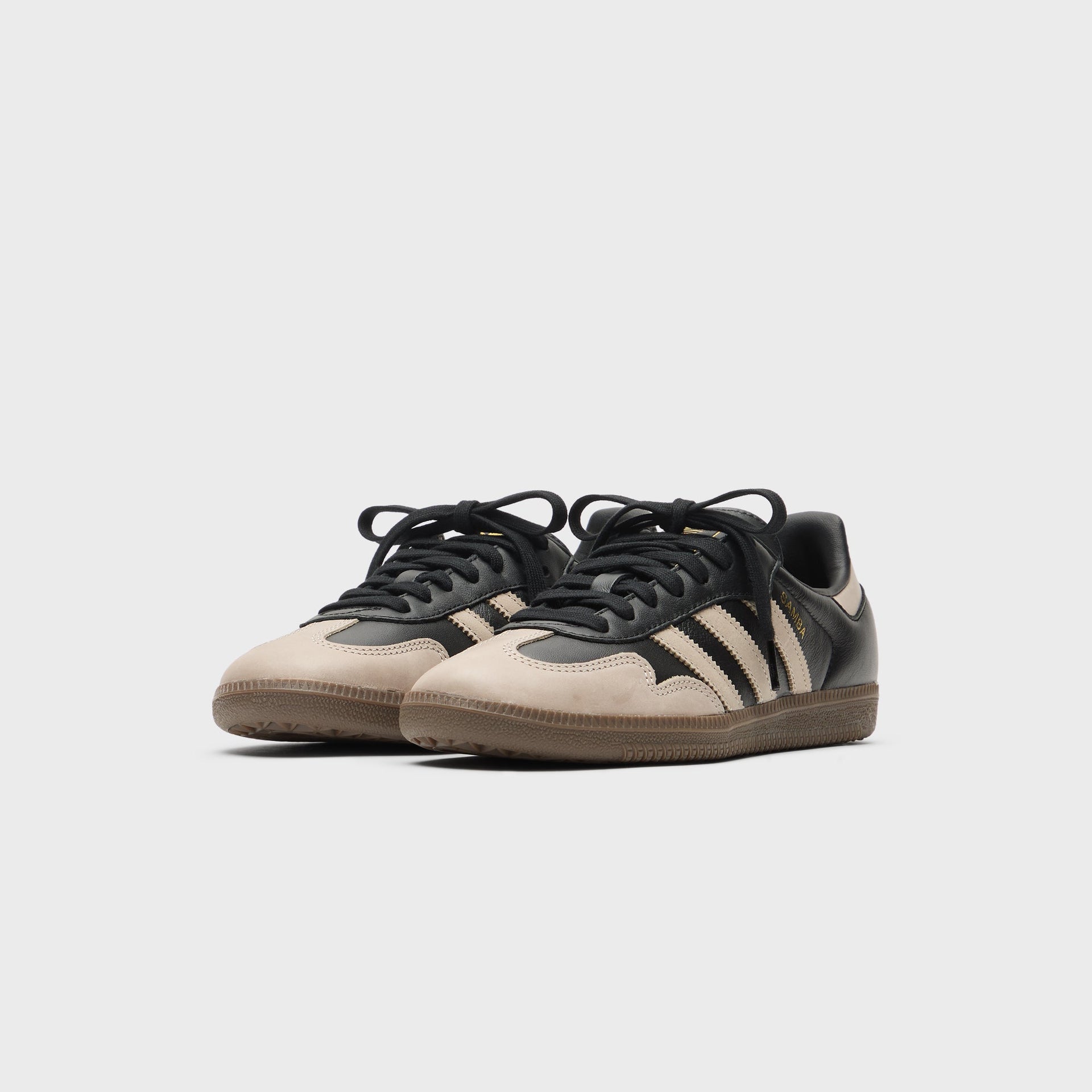 adidas WMNS Samba OG - Core Black / Wonder Beige / Gold Metallic