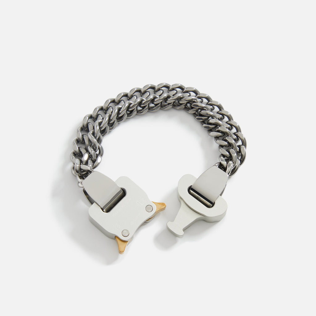 1017 Alyx 9SM 2X Chain Buckle Bracelet - Silver – Kith Europe