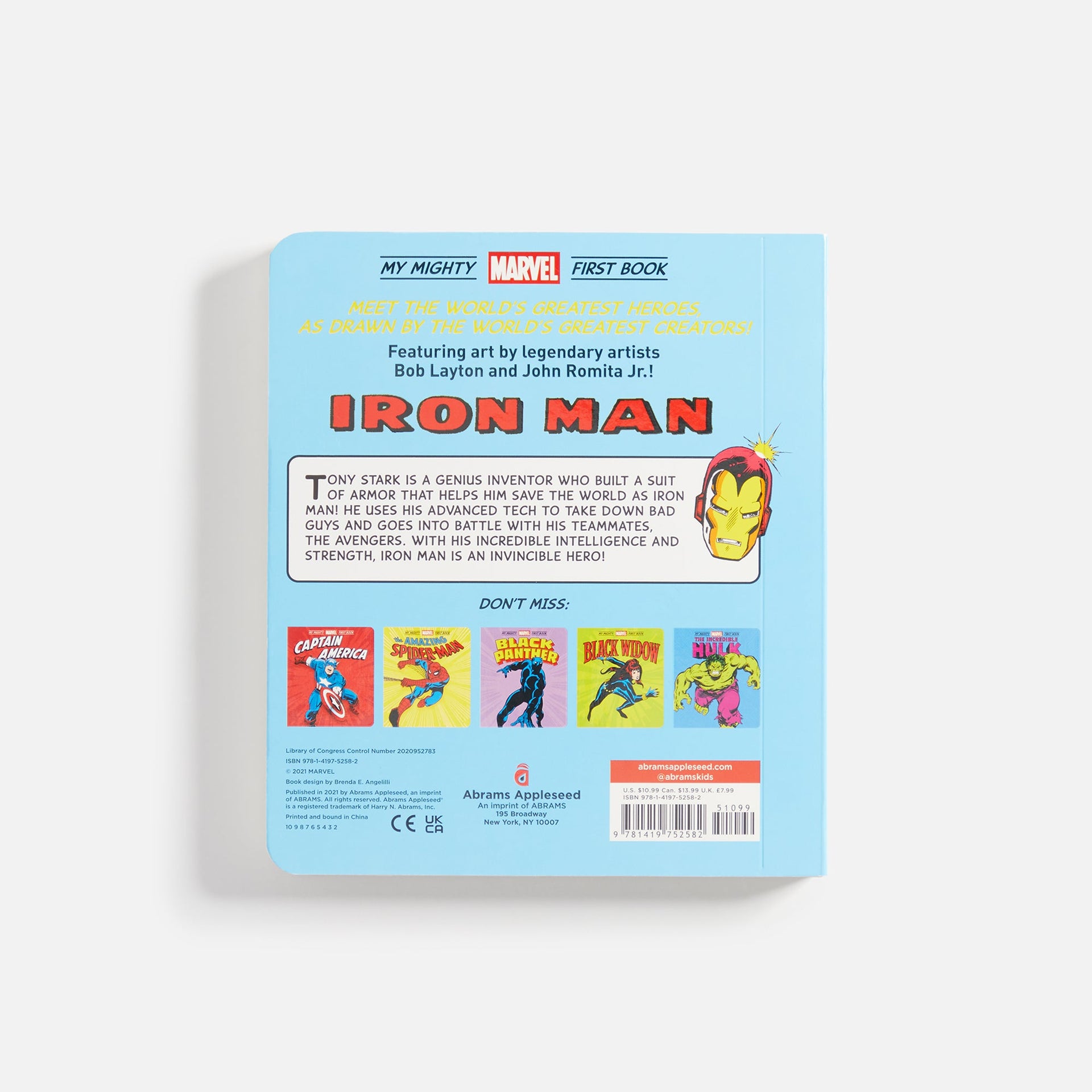 Abrams Iron Man: My Mighty Marvel First Book