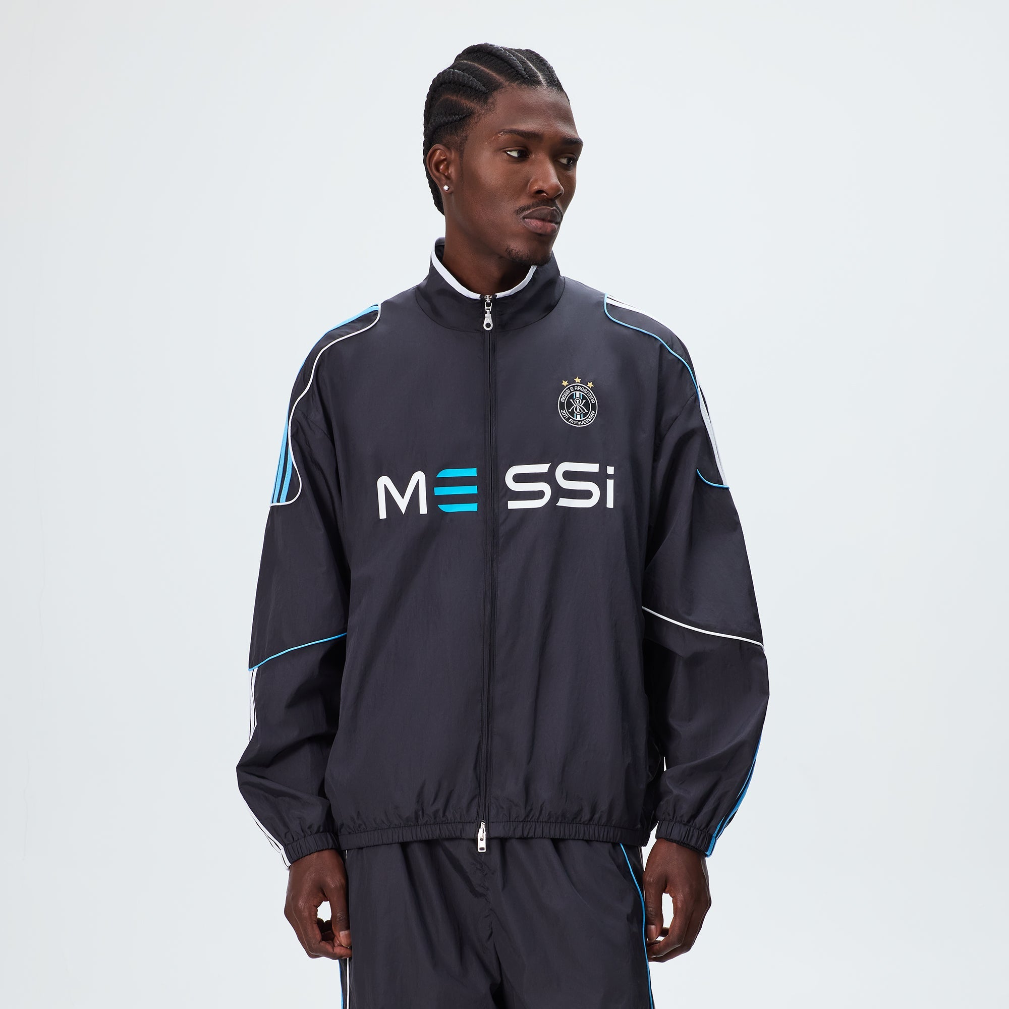 ジャケット・アウター Kith for adidas Football Track Jacket Kith & Messi for adidas Football Nylon Track Jacket - Black – Kith