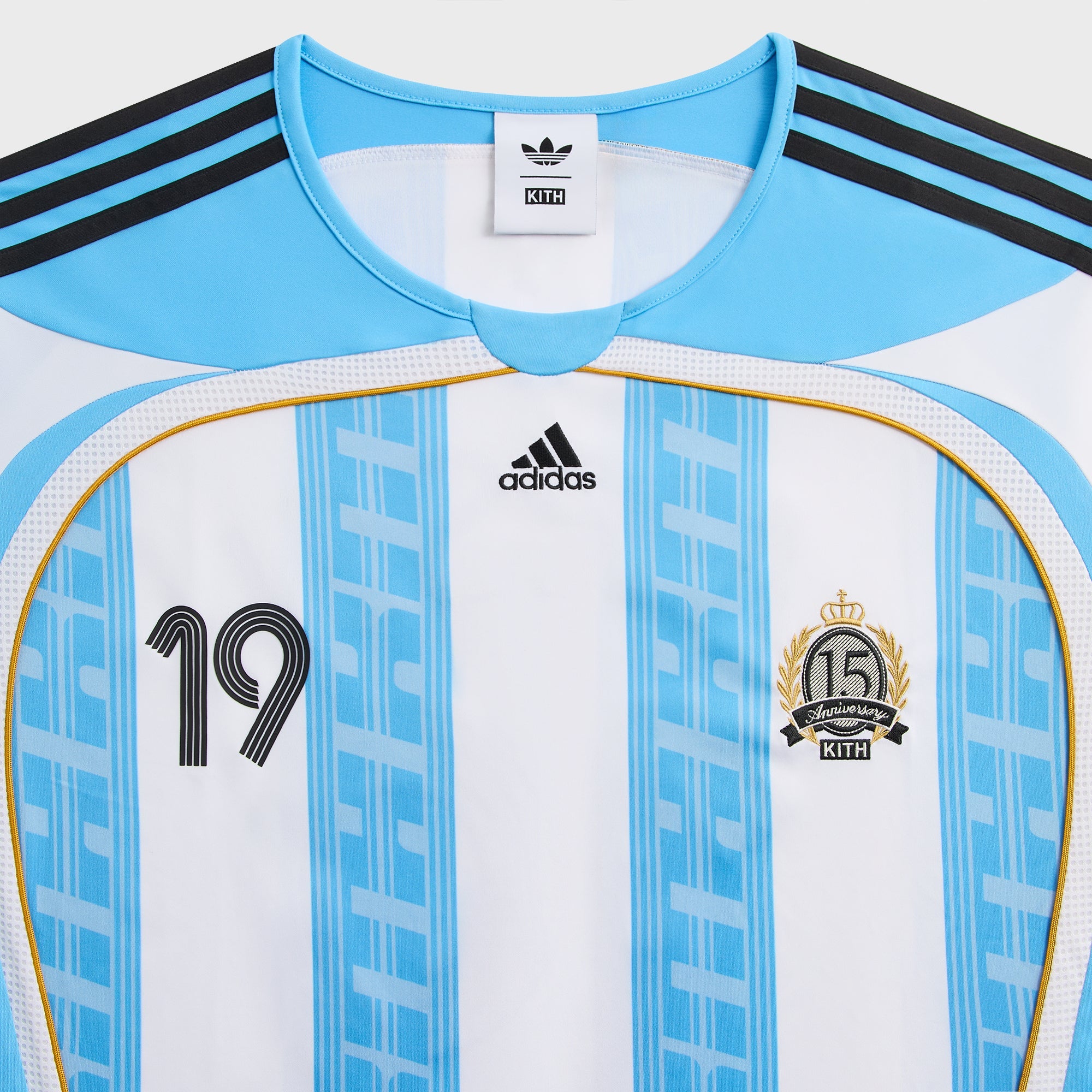 Kith & Messi for adidas Football Jersey - Blue / White – Kith Europe