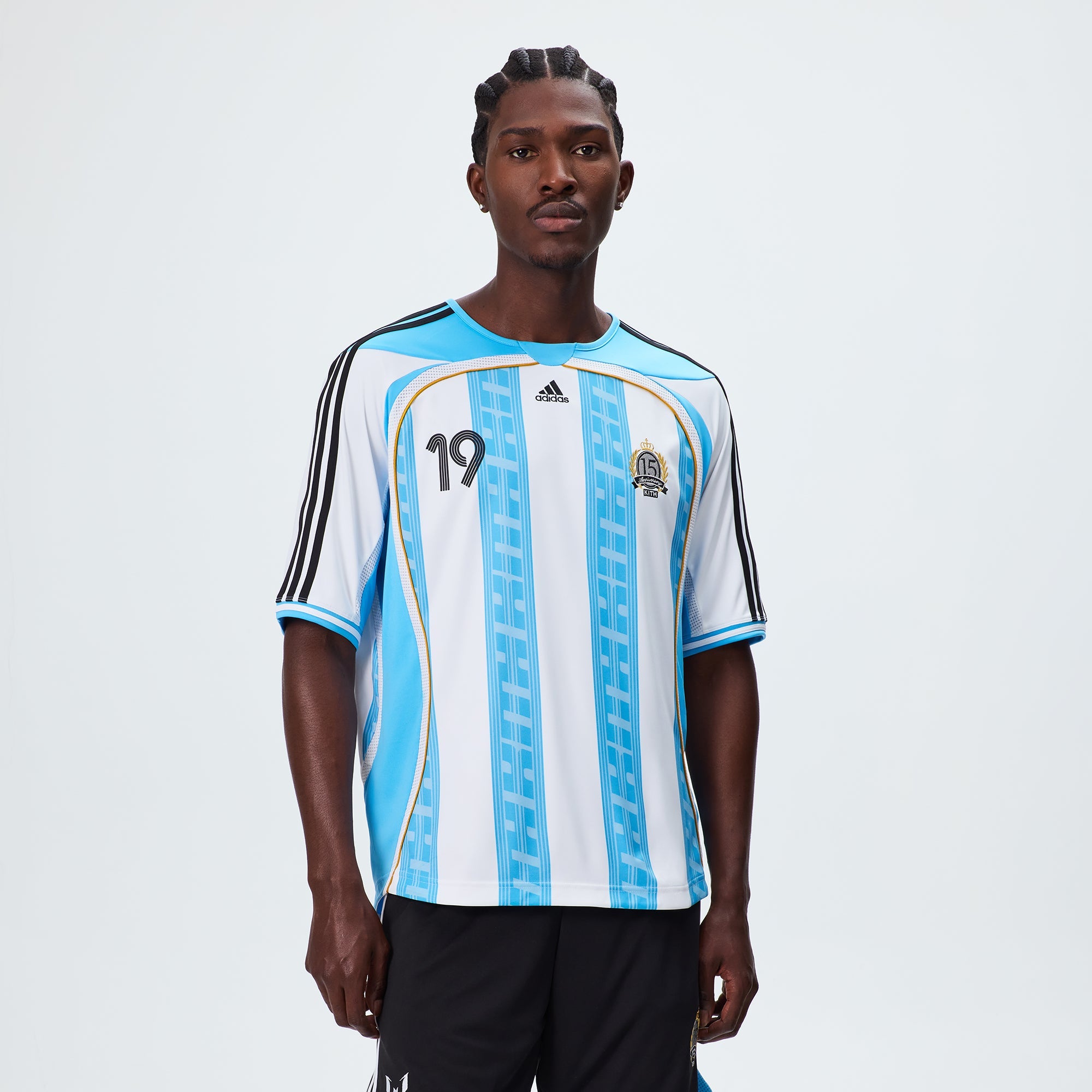 Kith & Messi for adidas Football Jersey - Blue / White – Kith Europe