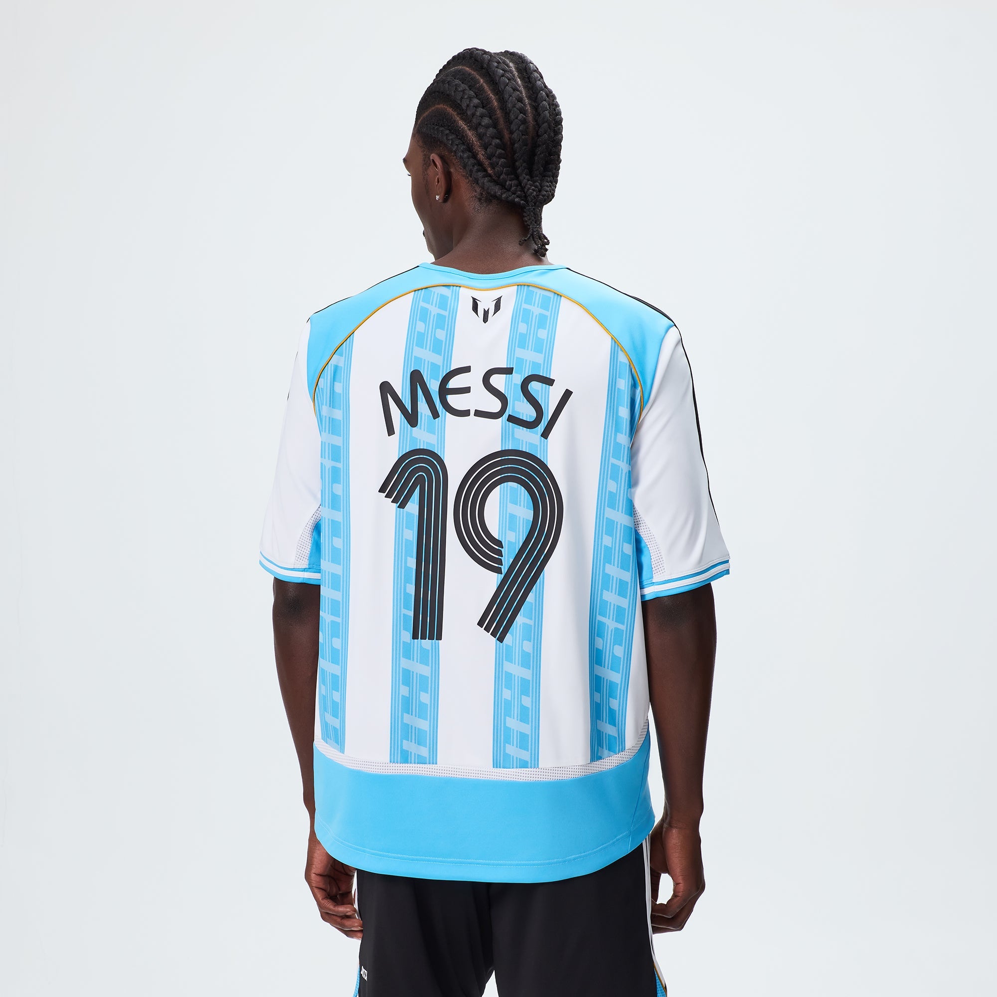 Kith & Messi for adidas Football Jersey - Blue / White – Kith Europe