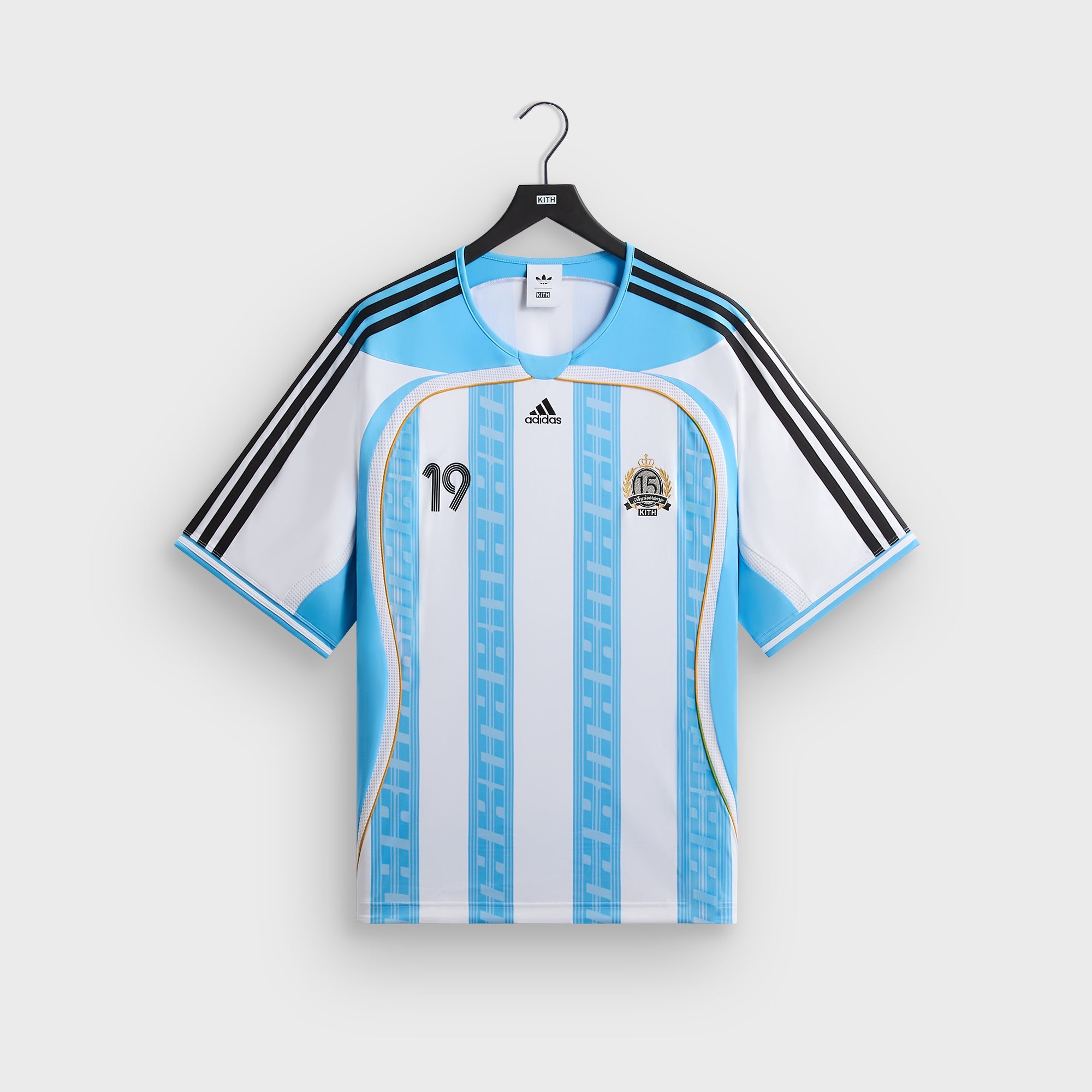 Kith & Messi for adidas Football Jersey - Blue / White – Kith Europe
