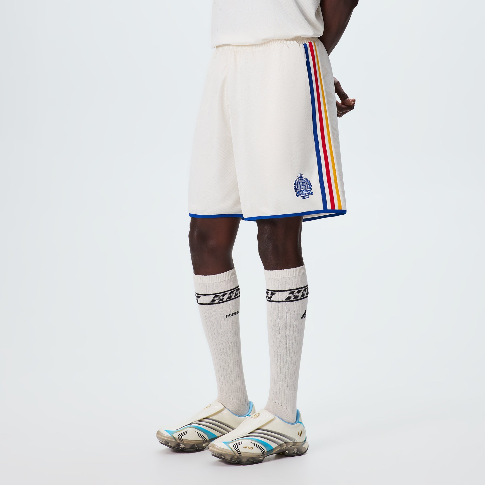 Kith & Messi for adidas Football Jersey Short - Chalk White – Kith