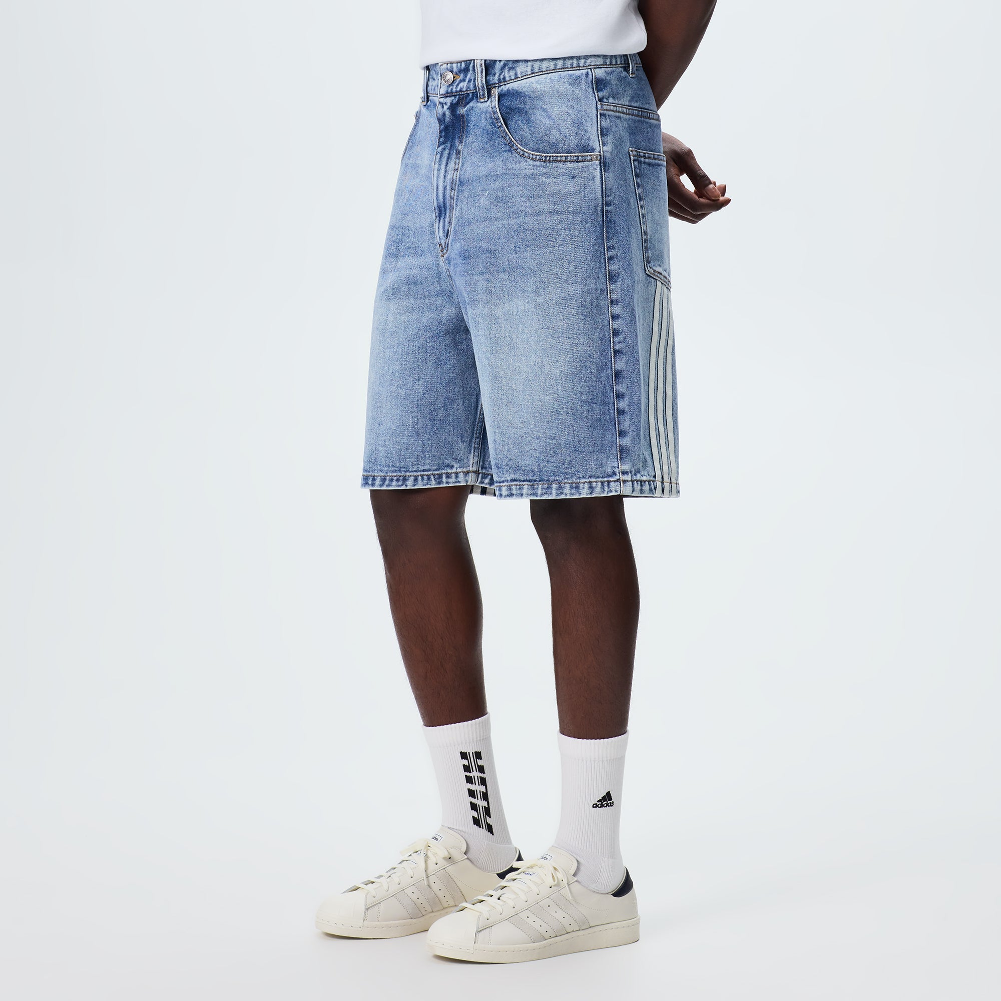 Kith & Messi for adidas Football Denim Short - Aurora / Ink – Kith