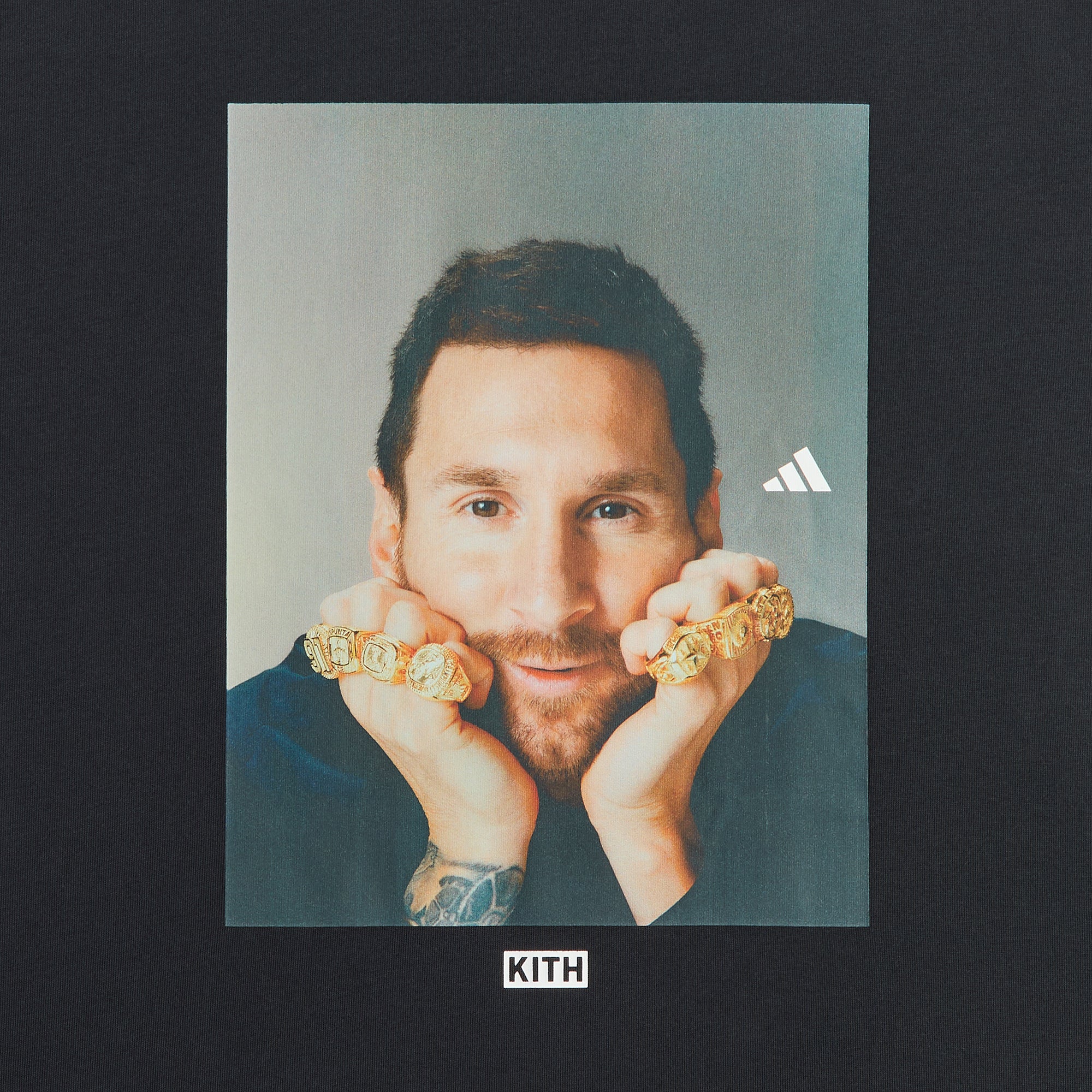 Kith & Messi for adidas Football Graphic Tee - Black – Kith Europe