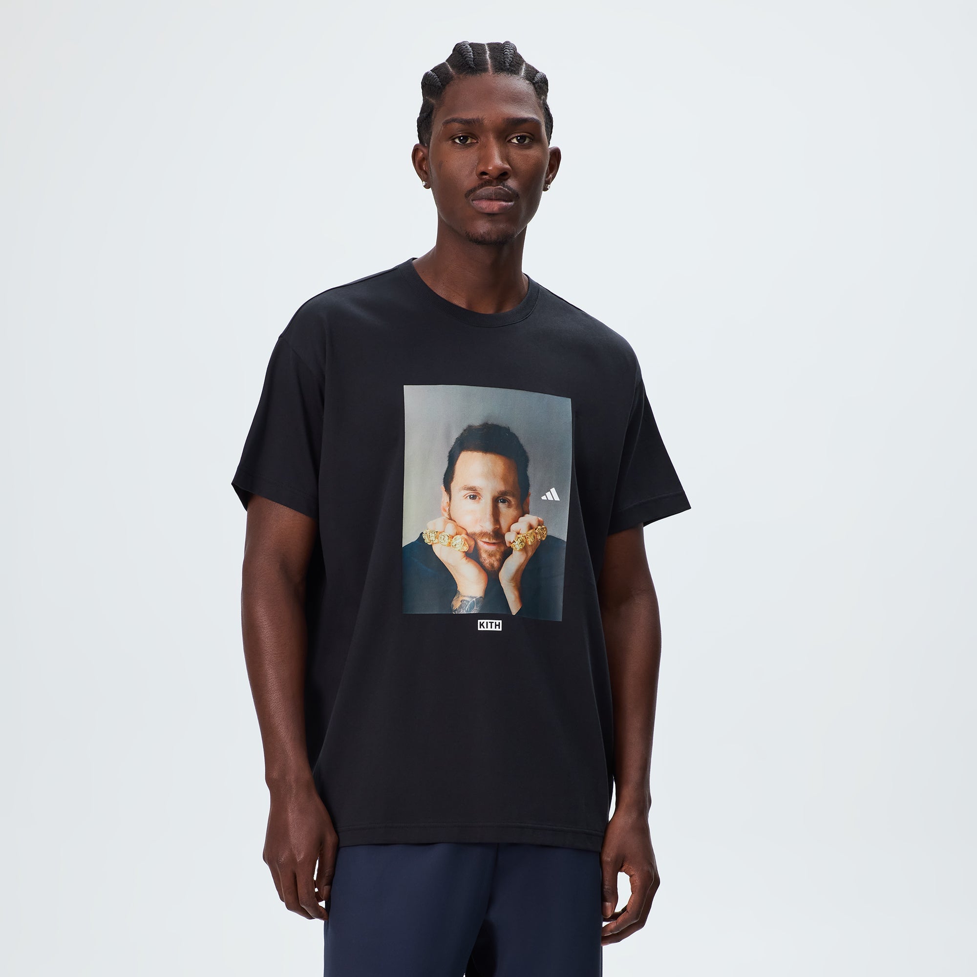 Kith & Messi for adidas Football Graphic Tee - Black – Kith Europe
