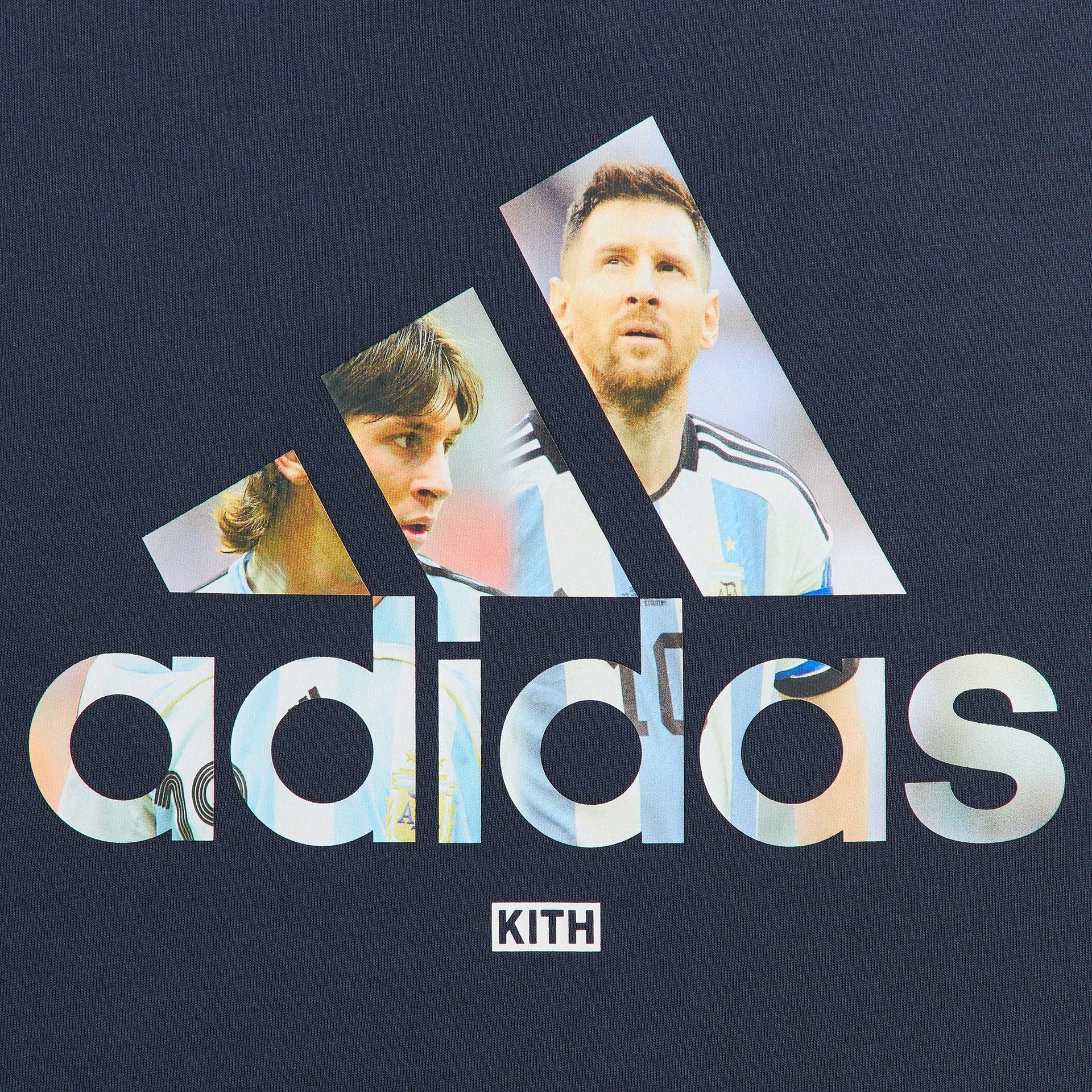 Kith & Messi for adidas Football Graphic Tee - Night Navy