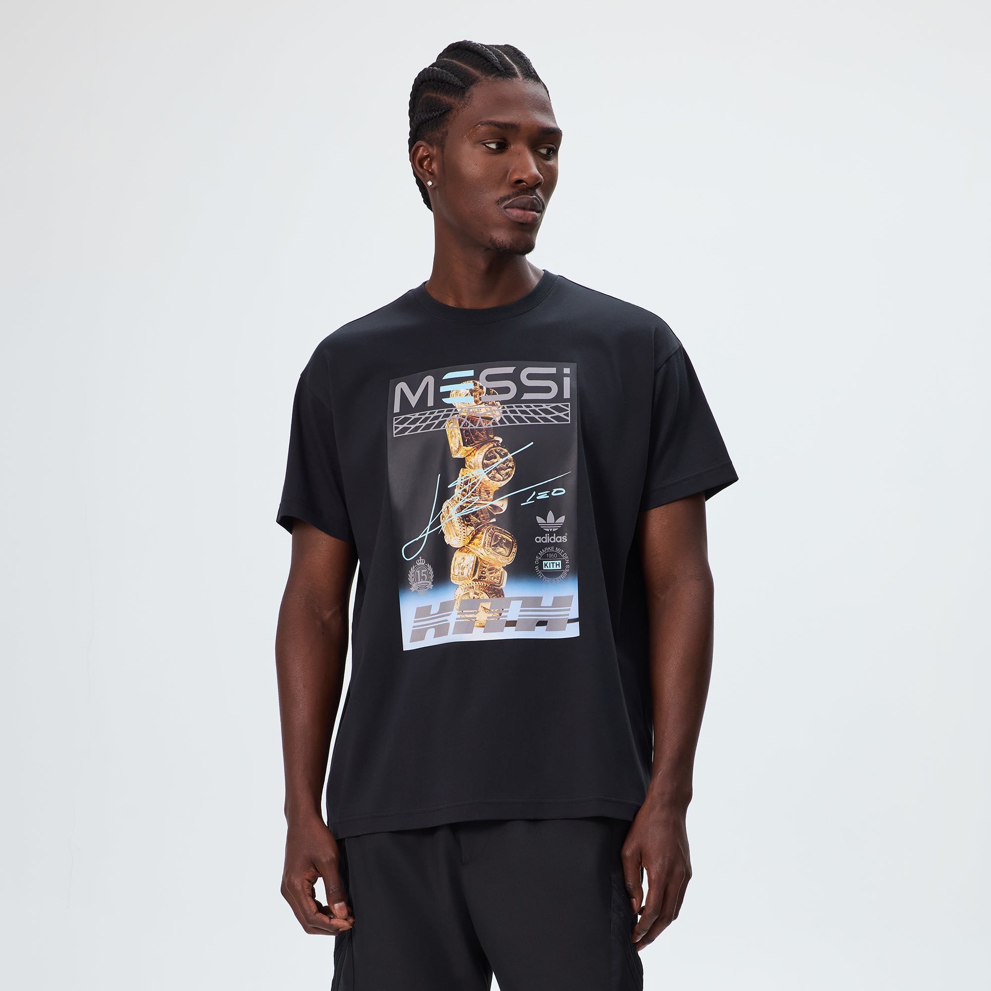 Kith & Messi for adidas Football Graphic Tee - Black – Kith Europe