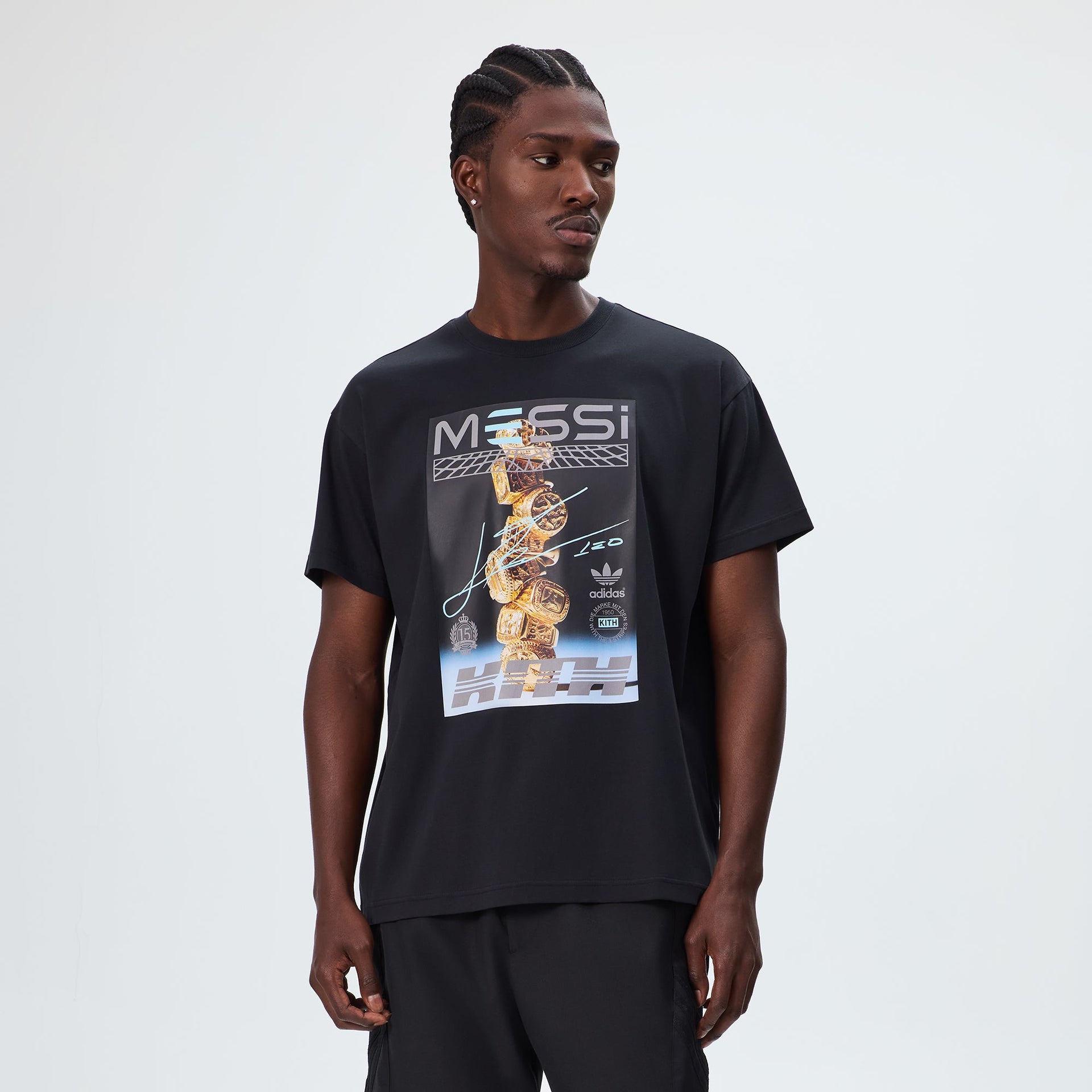 Kith & Messi for adidas Football Graphic Tee - Black