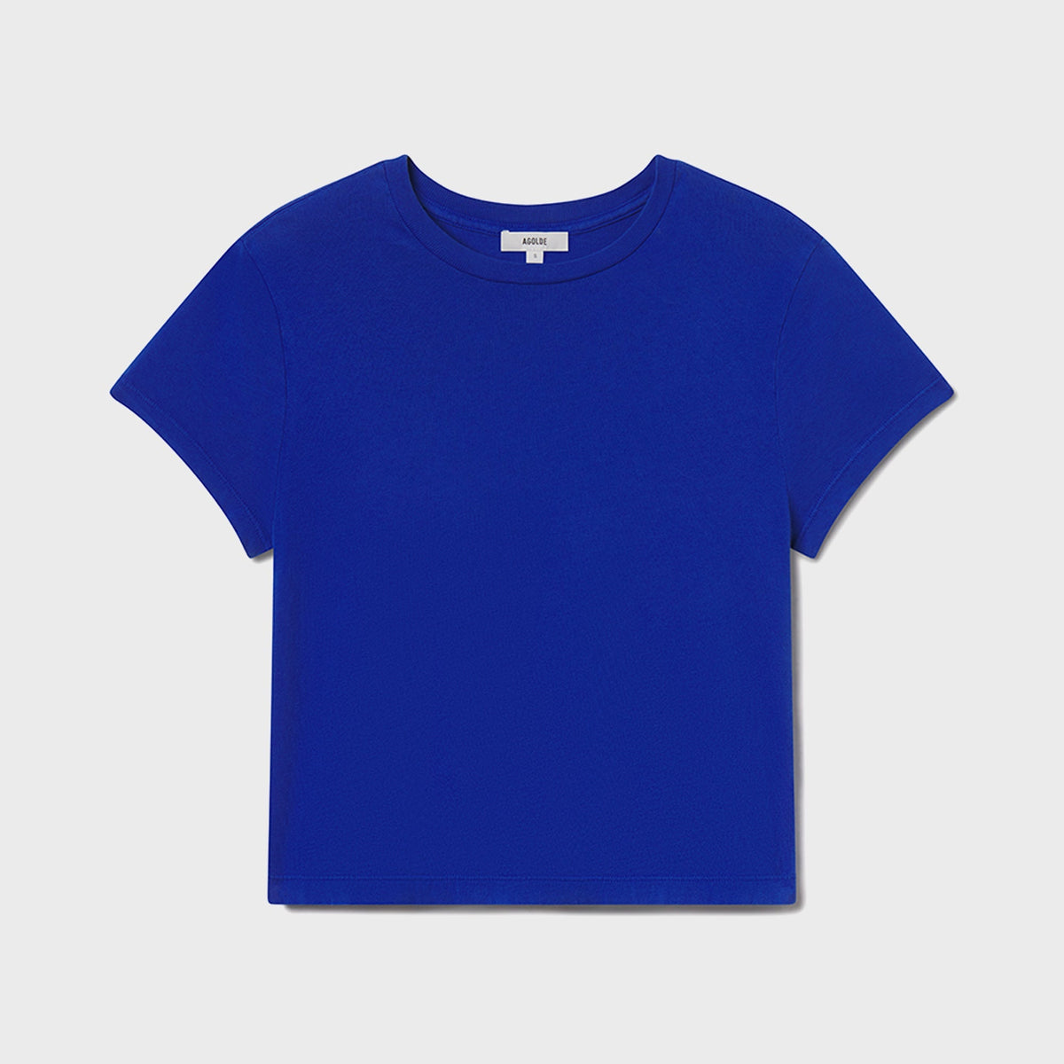 Agolde Adine Shrunken Tee - Cobalt